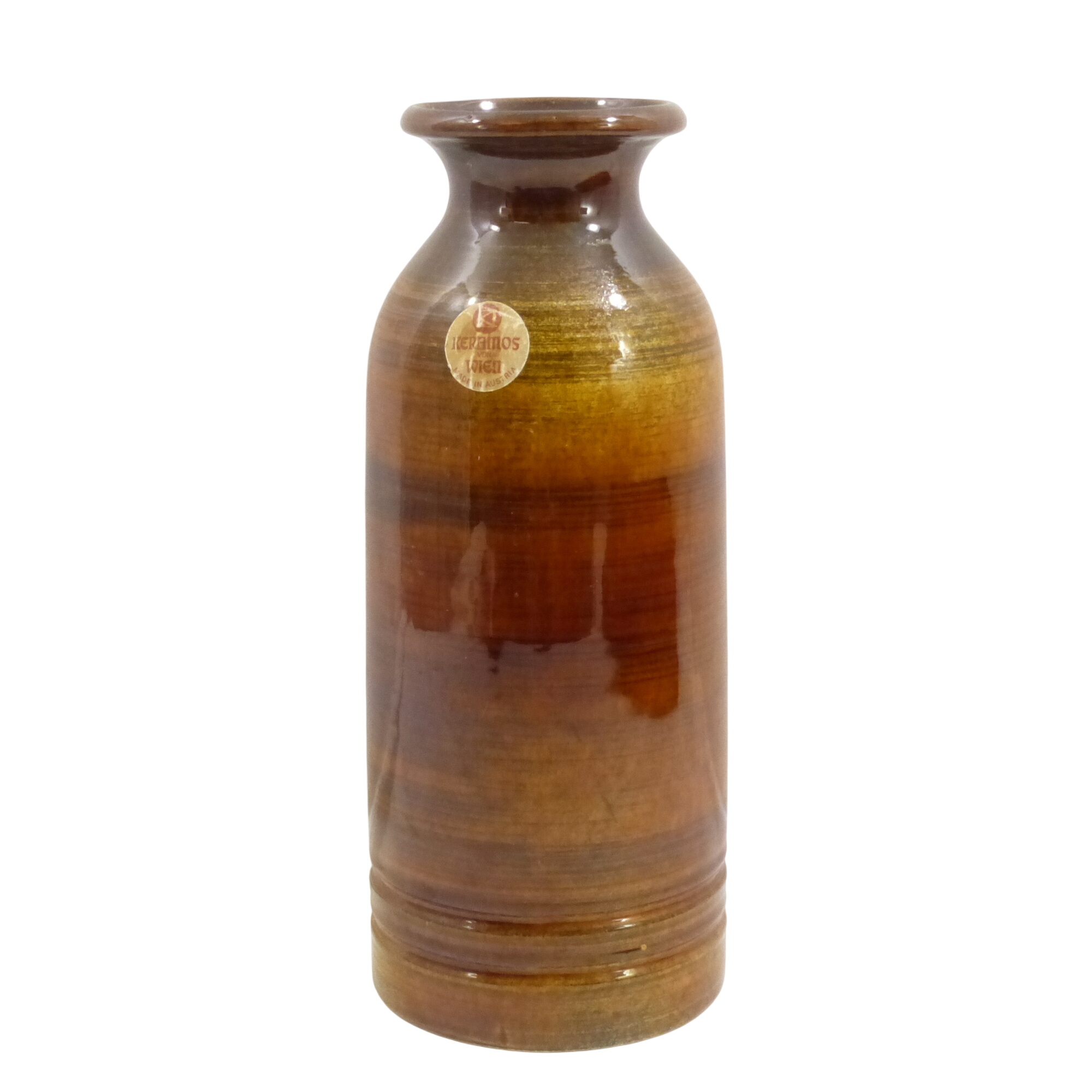 Vase en céramique émaillé /Années 70 - Signé Keranos Austria - Photo 0