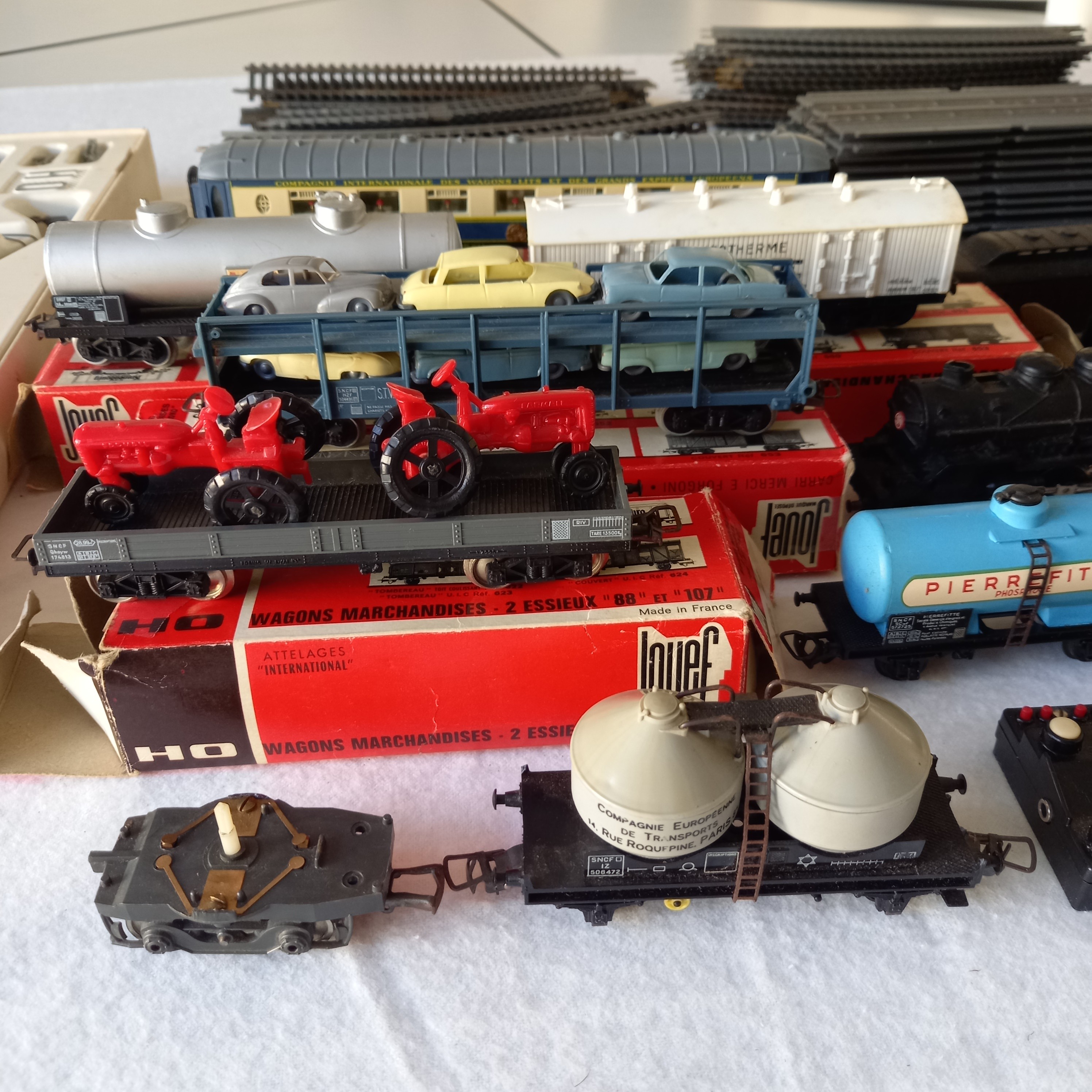 Vintage ancien train locomotive wagon Jouef Bon état - Vue 9 - 