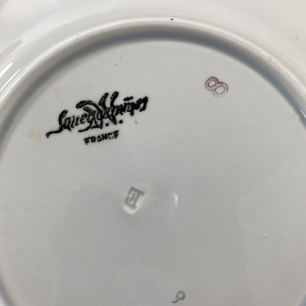 Lot de 10 assiettes - Sarreguemines thème Lourdes - Bon état - Photo 5