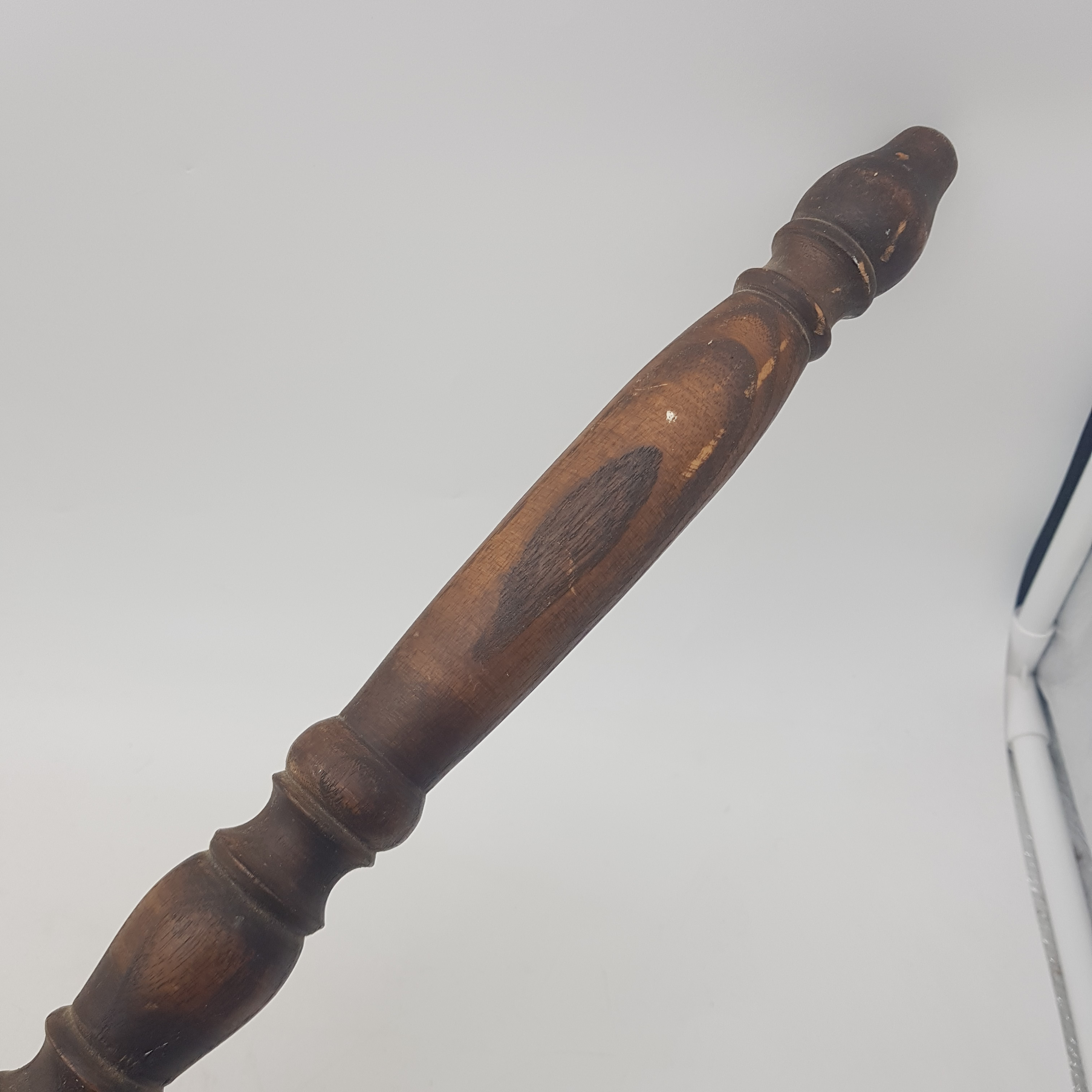 Ancien chauffe lit en cuivre État correct - Vue 3 - 