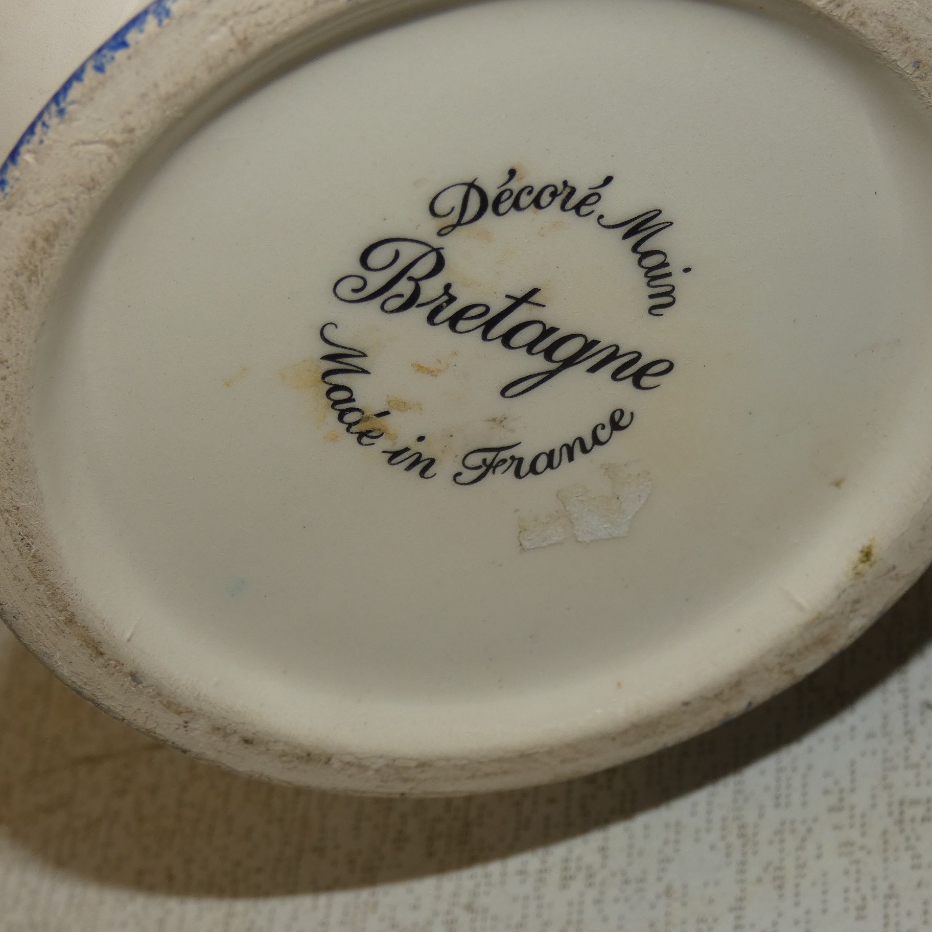 Ensemble  Pichet et Vase en Porcelaine avec une Décoration de Fleurs Fait Main État correct - Vue 11 - 
