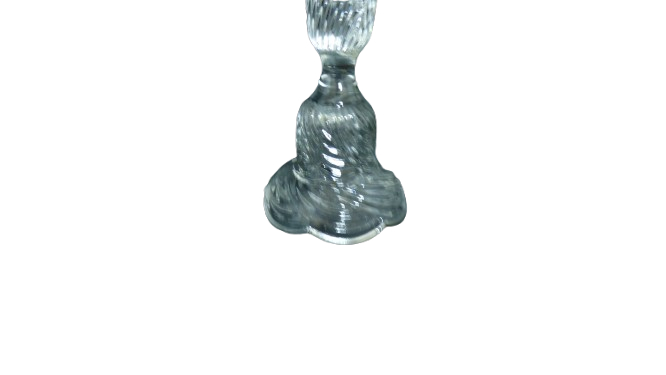 Lot de 2 bougeoirs en cristal - Photo 8