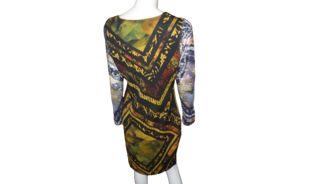 Robe neuve manches longues dentelles "EROKE" T46  - Vue 2 - 