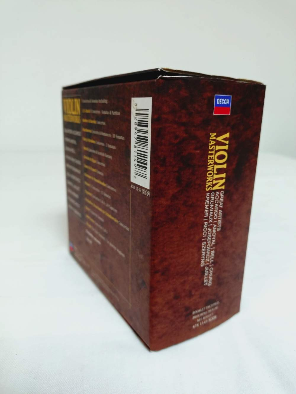 Voir photo 3 de Coffret 35 CD Violin masterworks-comme neuf. Coffret 35 CD Violin masterworks-comme neuf. - Vue 3 -