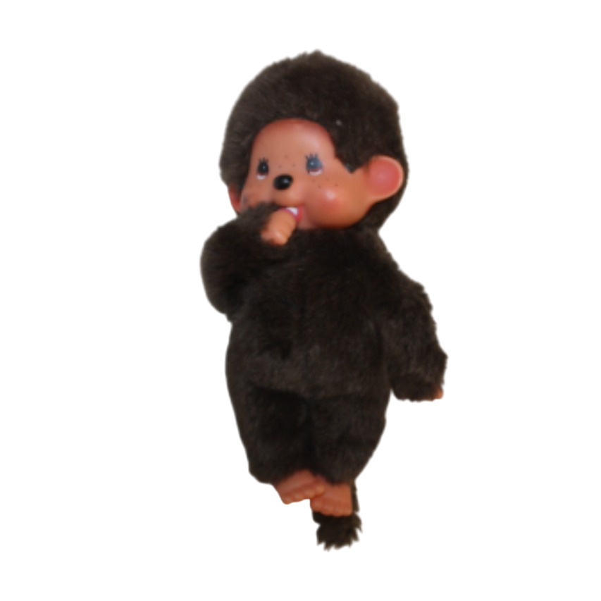 Peluche Kiki 20cm marque Monchhichi - Bon état sur Label Emmaüs