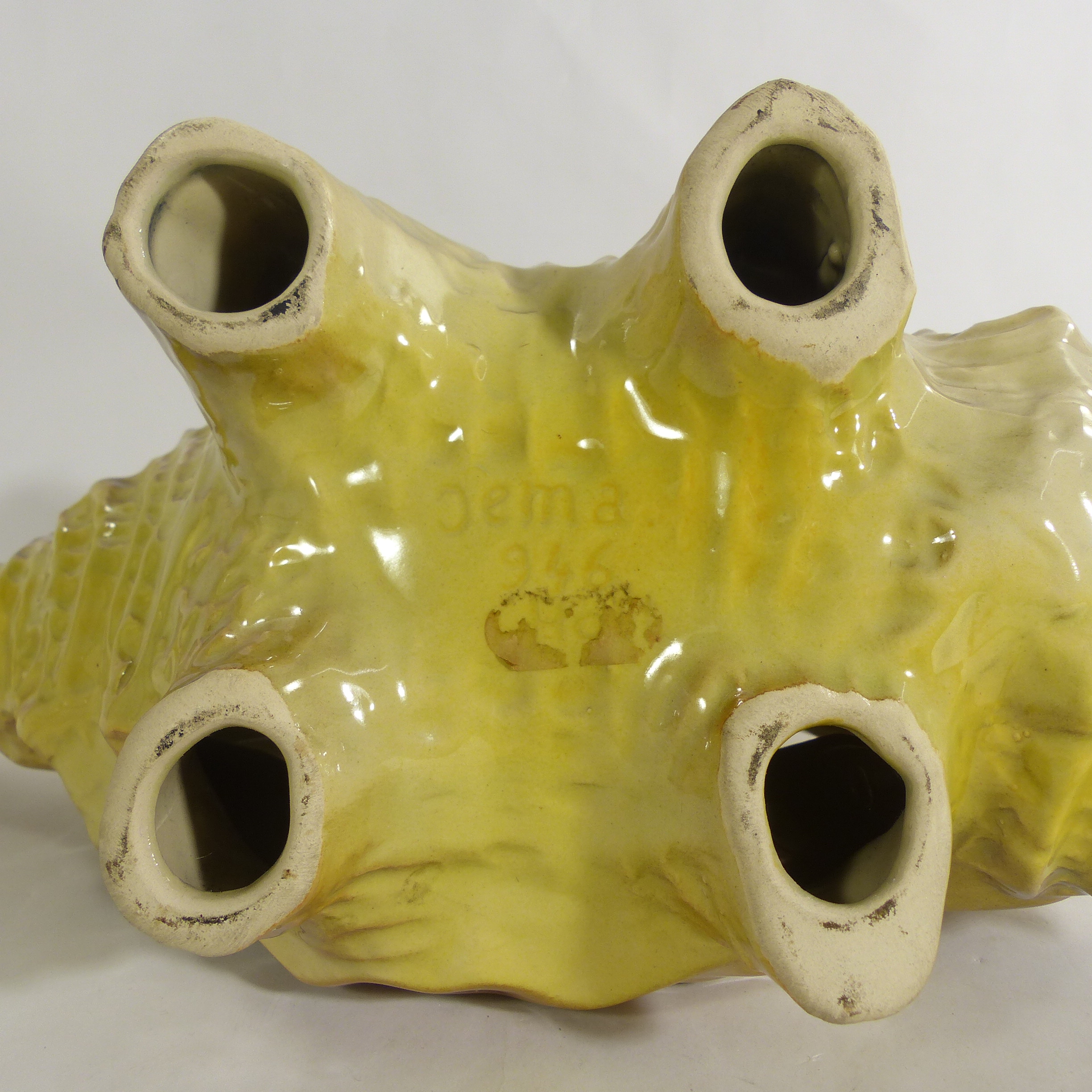 Grosse lampe kitsch en céramique - Jema Holland - Label Emmaüs