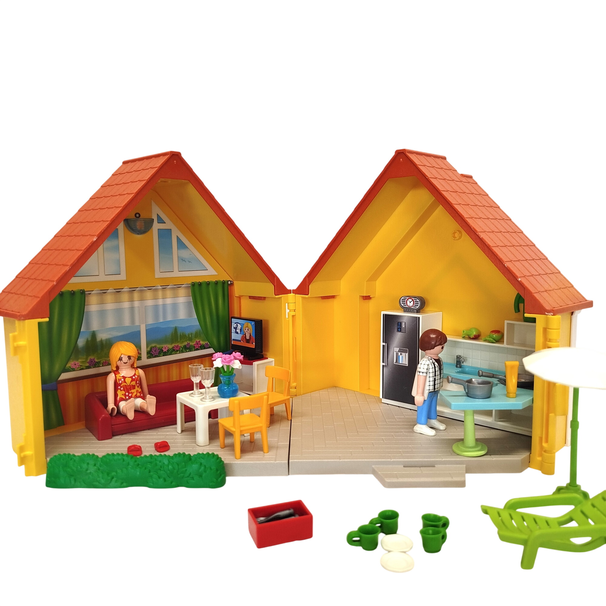 Playmobil - 6020 - Maison de Vacances articulée Bon état -  reconditionné disponible sur Label Emmaüs