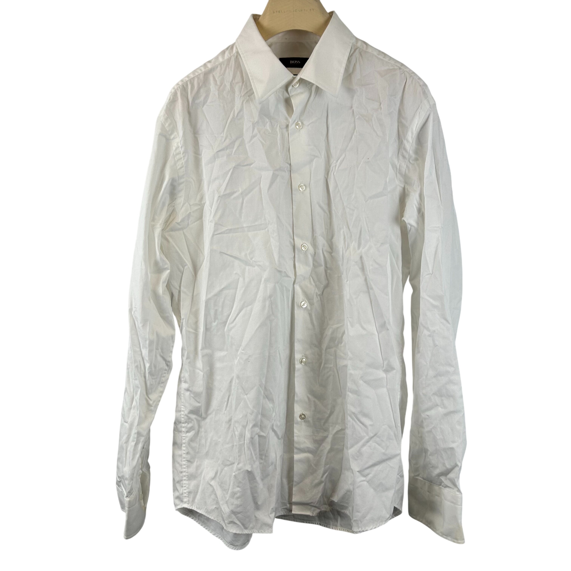 👕 Hugo Boss 👔 Chemise blanche 100% coton 🧵 Taille 42 - Main Image
