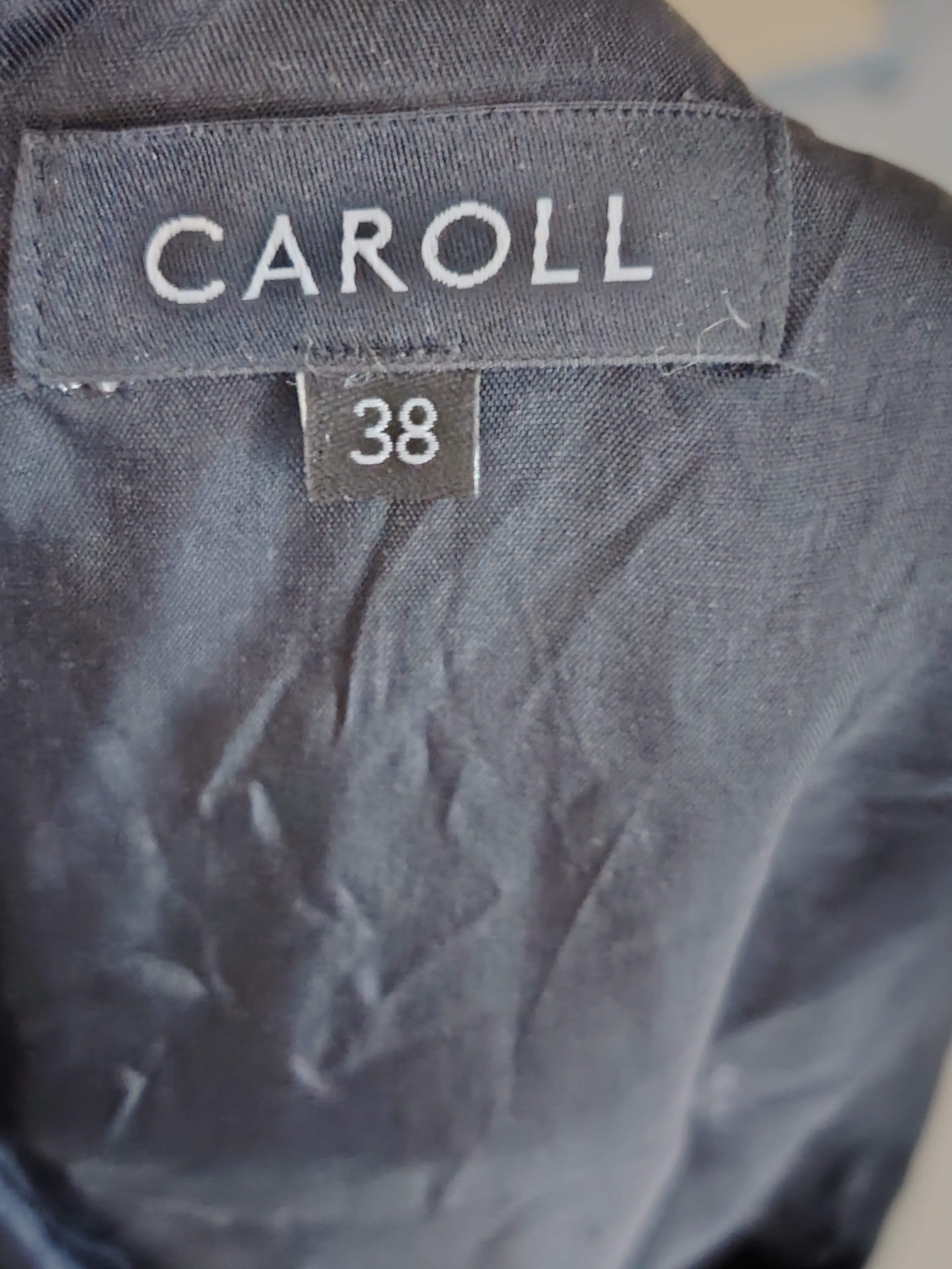 Caroll robe coupe tailleur sans manches encolure cache-coeur - Taille 38/M - Photo 6