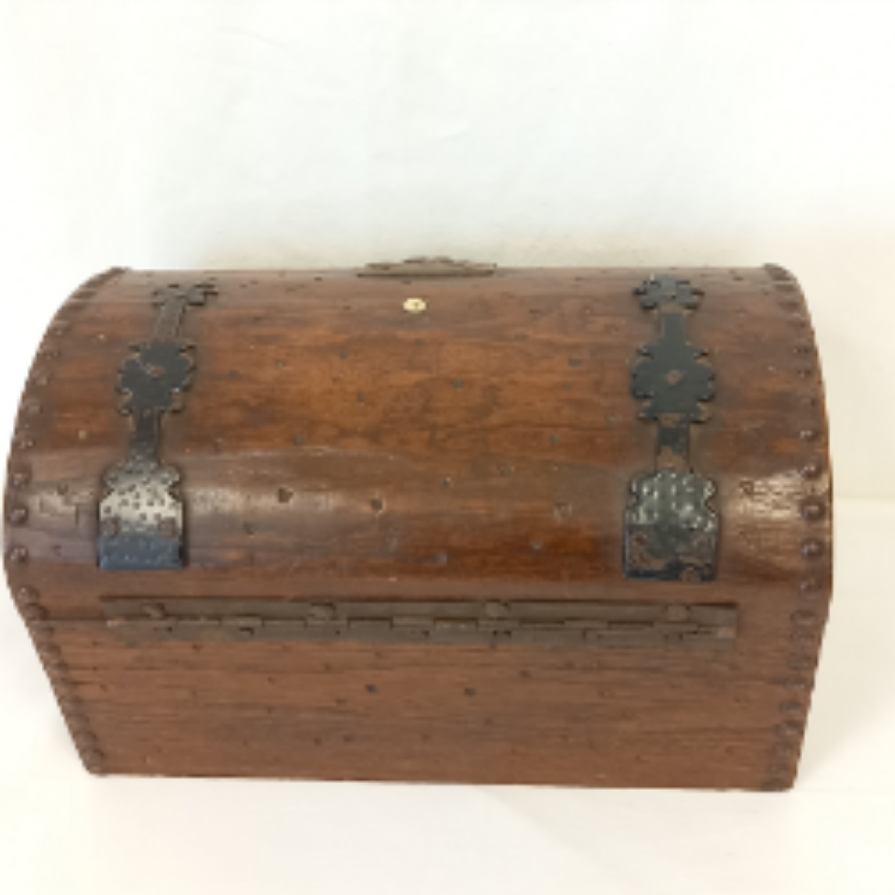 Voir photo 2 de Boite à bijoux. Coffret ancien en bois . Boite à bijoux. Coffret ancien en bois . Bon état - Vue 2 -