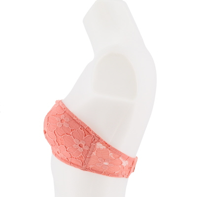 Soutien gorge orange dentelle sans armatures - femme -Undiz - taille M - Photo 1