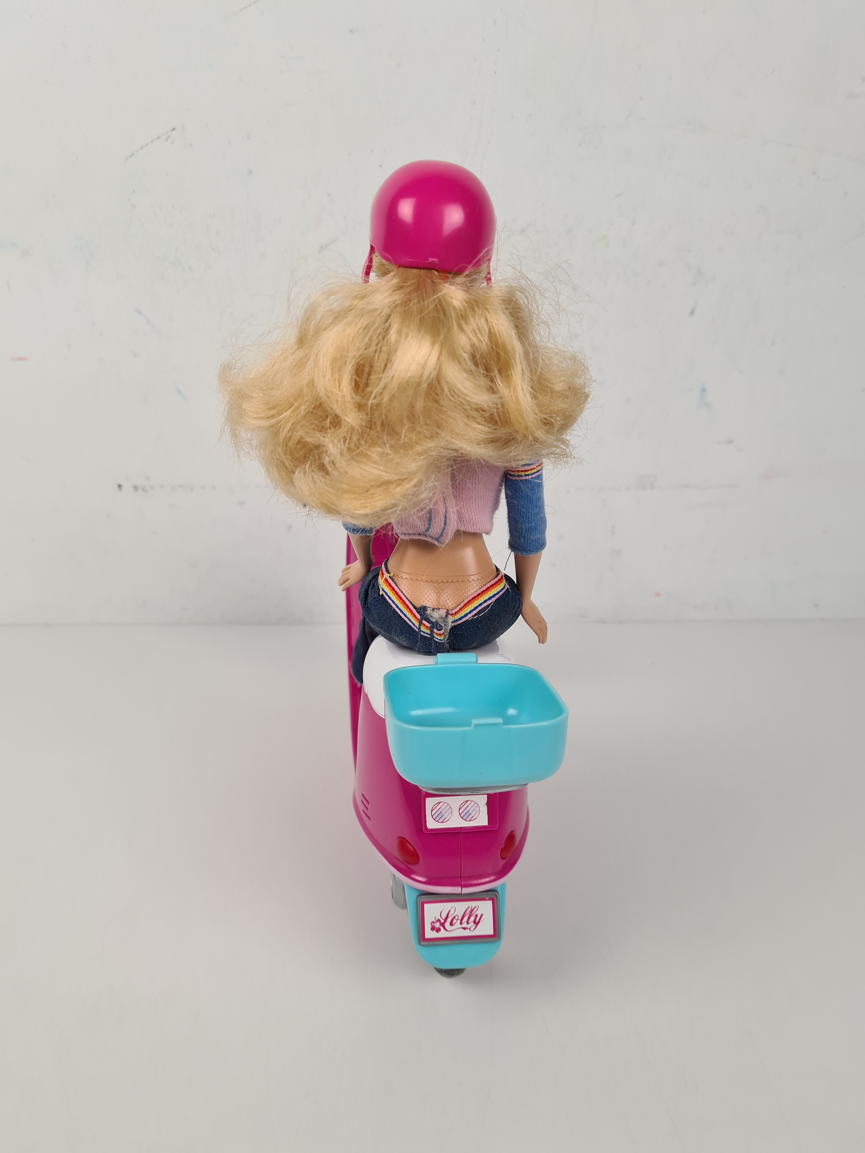 Poupée - Barbie avec son scooter et son casque - Mattel , simba - 28cm, 32 cm Bon état - Vue 4 - 