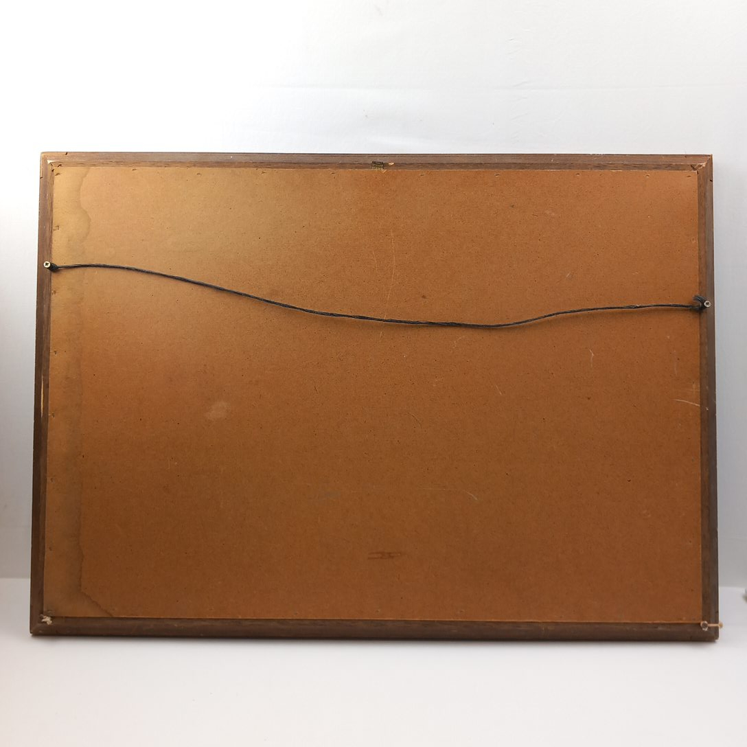Tableau Cuivre en Relief Scène Paysanne Bon état - Vue 4 - 