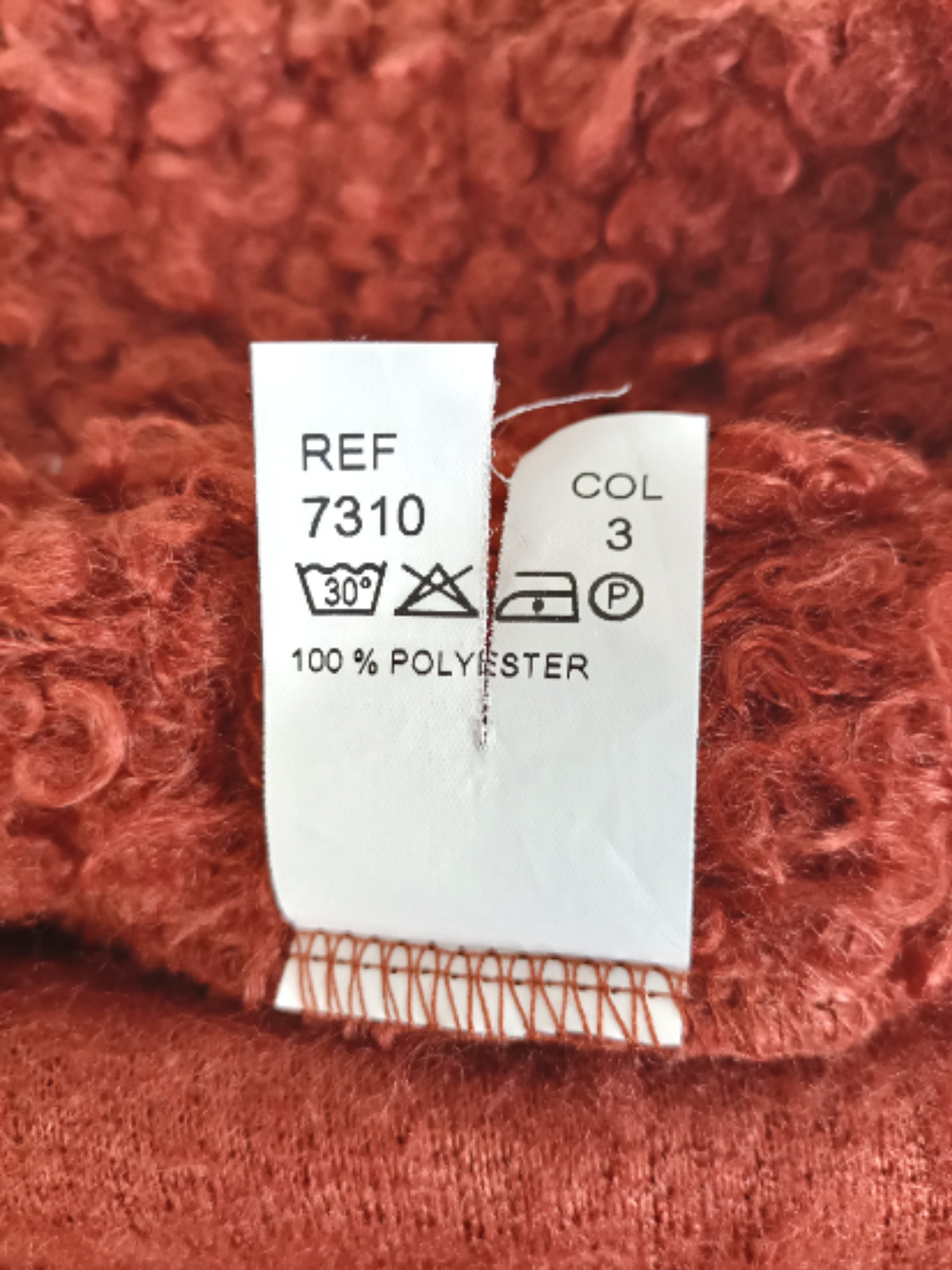 Manteau long femme boutonné couleur rouille - Gévana T46 - Photo 4