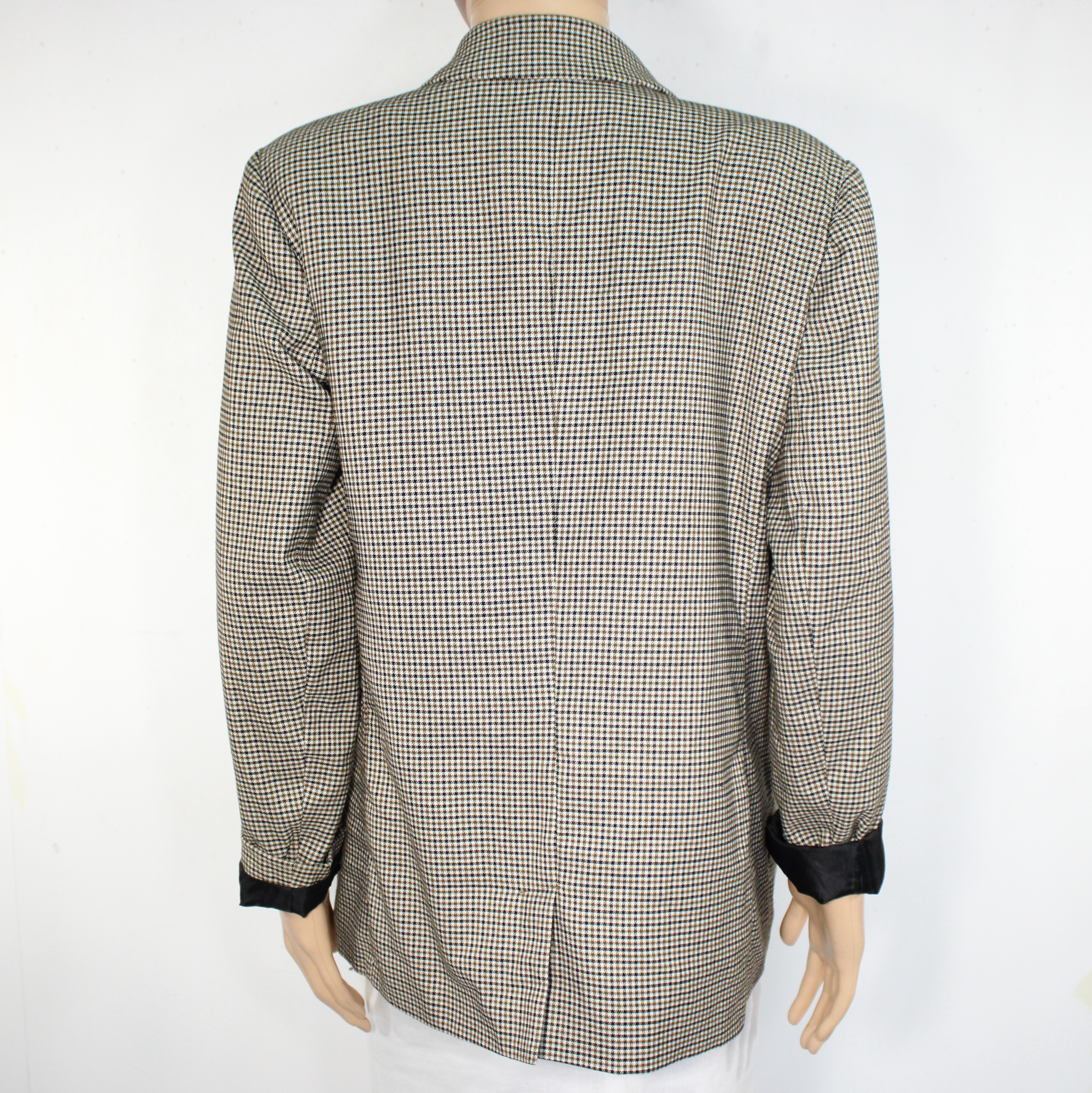 Blazer Femme à Carreaux Marron/Ecru KIABI Taille 40 - Très bon état - Photo 3