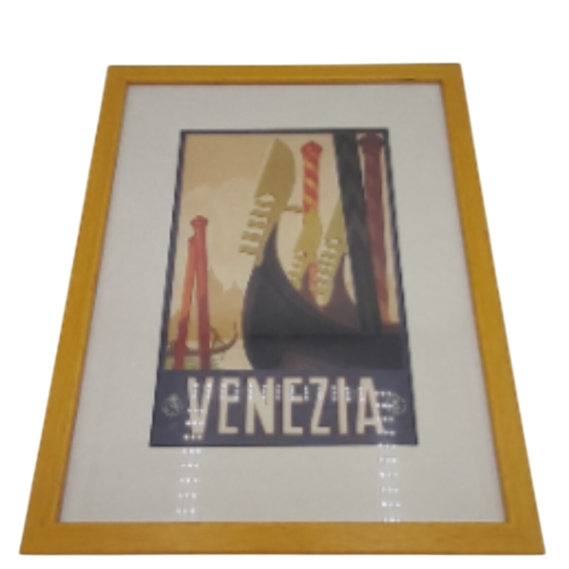 Affiche sur bois 