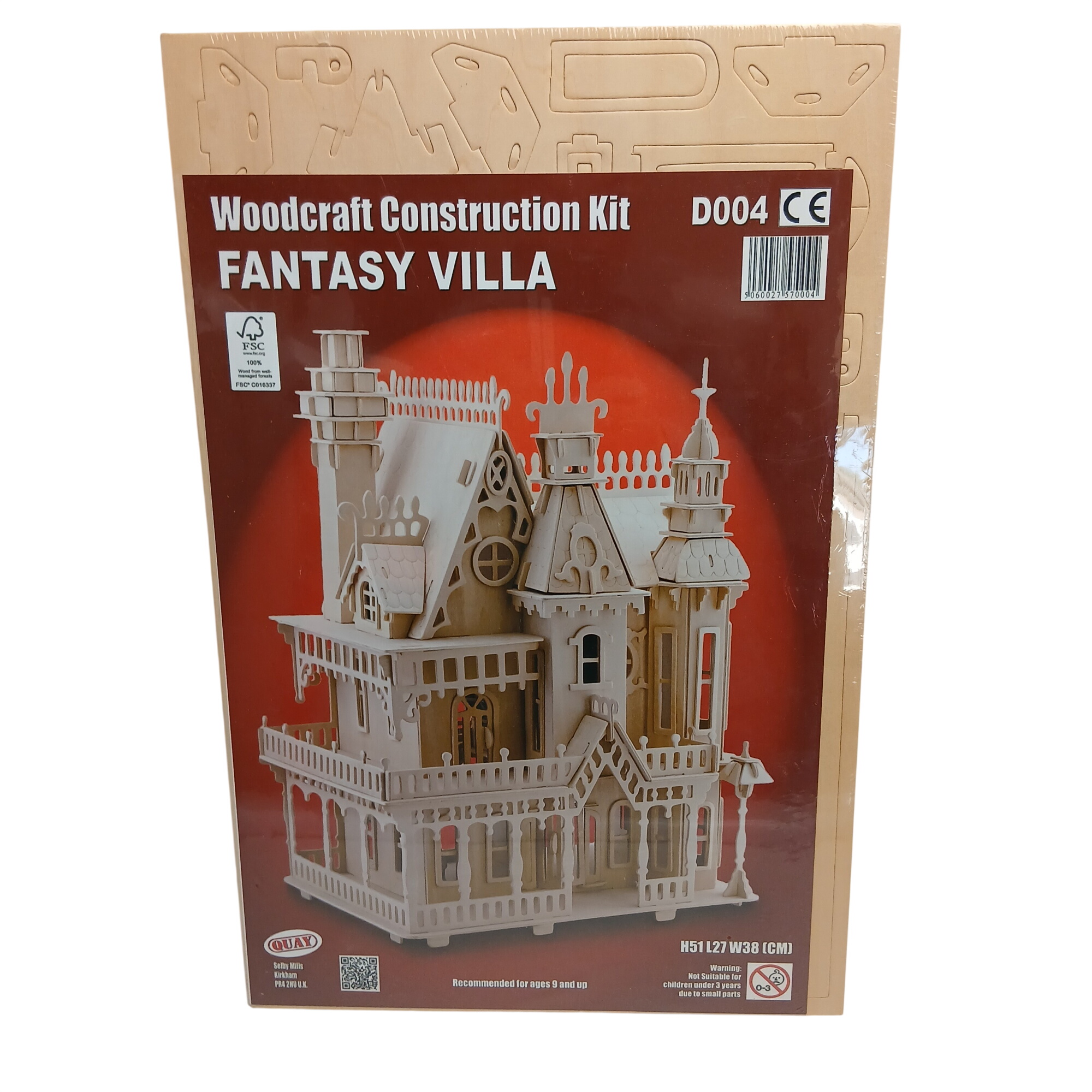 Maquette en bois Fantasy Villa Bon état -  reconditionné disponible sur Label Emmaüs