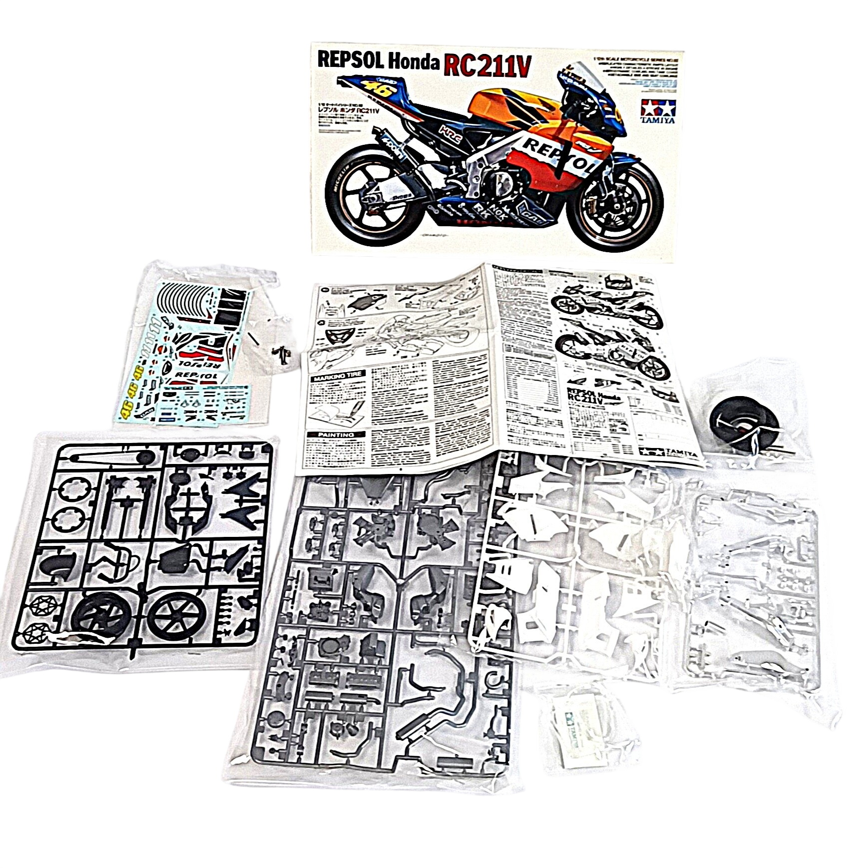 Maquette moto Tamiya Repsol Honda RC211V 1/12 – MotoGP 2002 Très bon état - Vue 2 - 