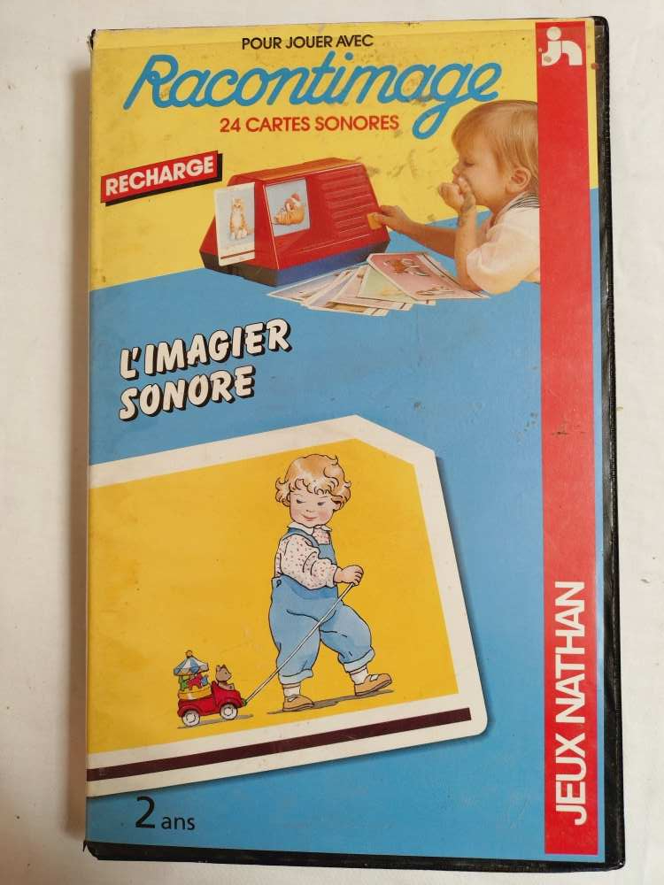 Jeu -Racontimage-Nathan-Imagier sonore-Vintage-Fonctionnel-Complet-1990  - Vue 6 - 