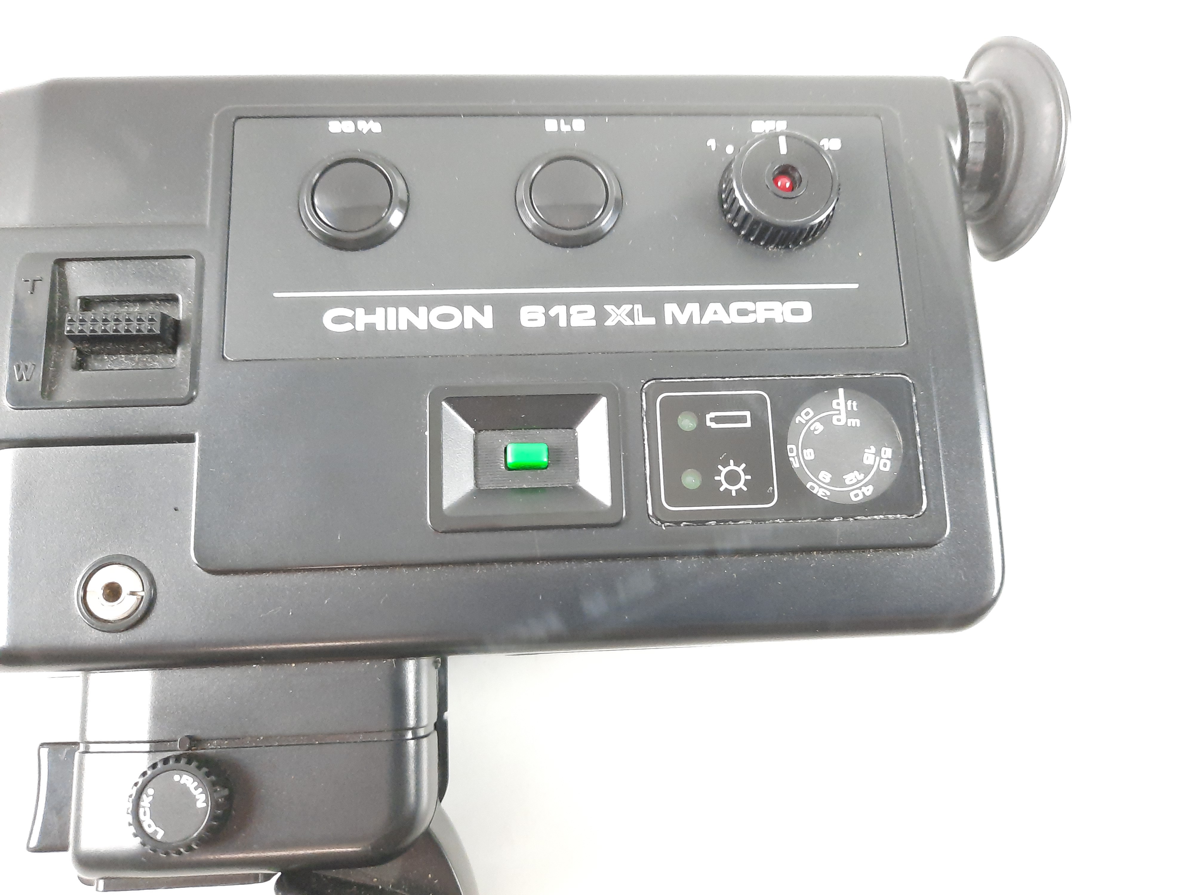 Caméra super 8 Chinon 612 xl macro, avec son étui. Label Emmaüs