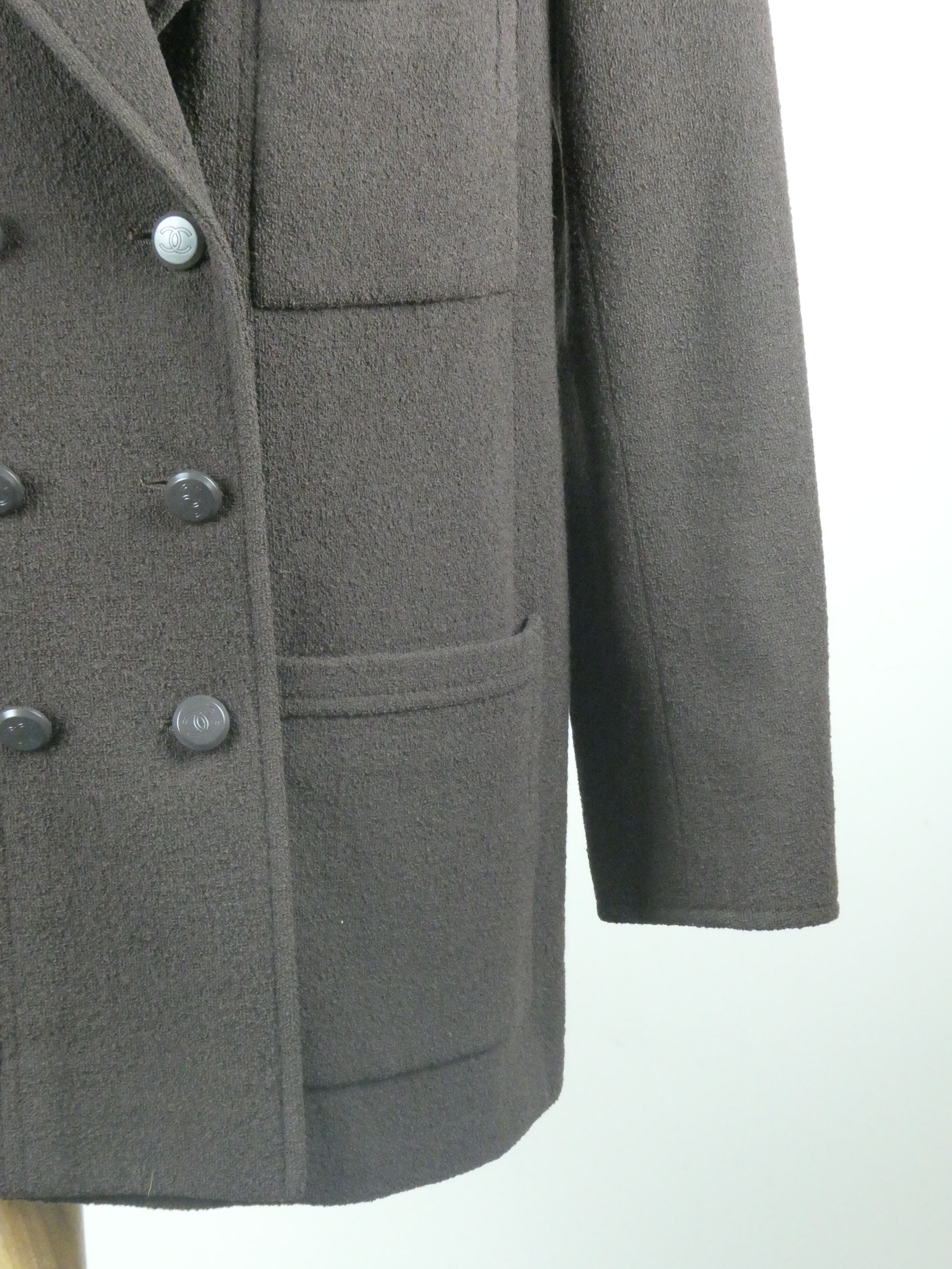 Chanel veste manches longues encolure tailleur - Taille L - Photo 7