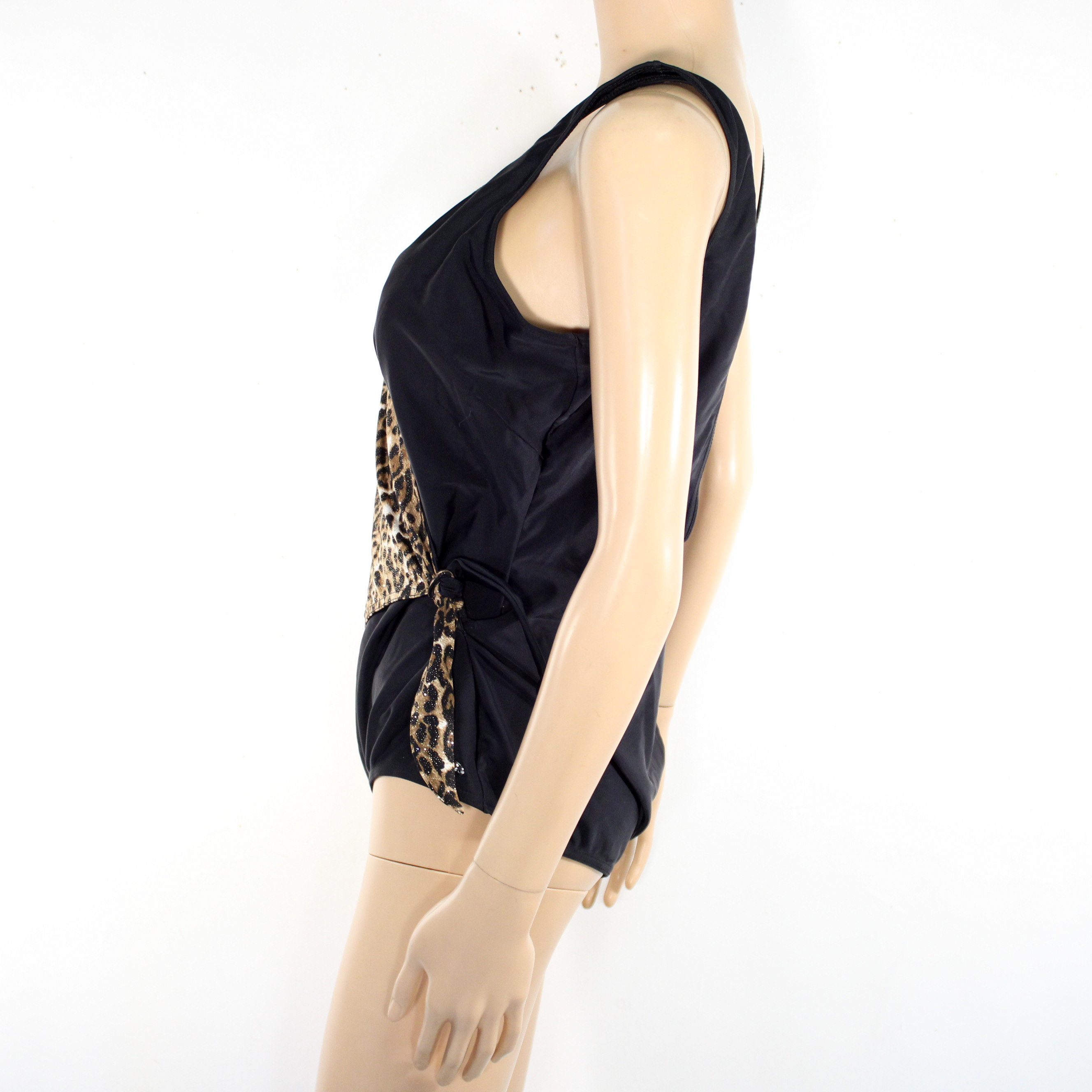 Maillot De Bain Noir Léopard LAGUNE Taille 52 - Photo 3