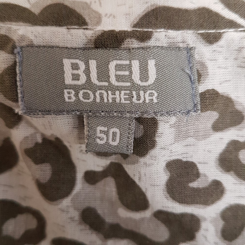 Blouse imprimé animal - BLEU BONHEUR - Taille 50 - Photo 7