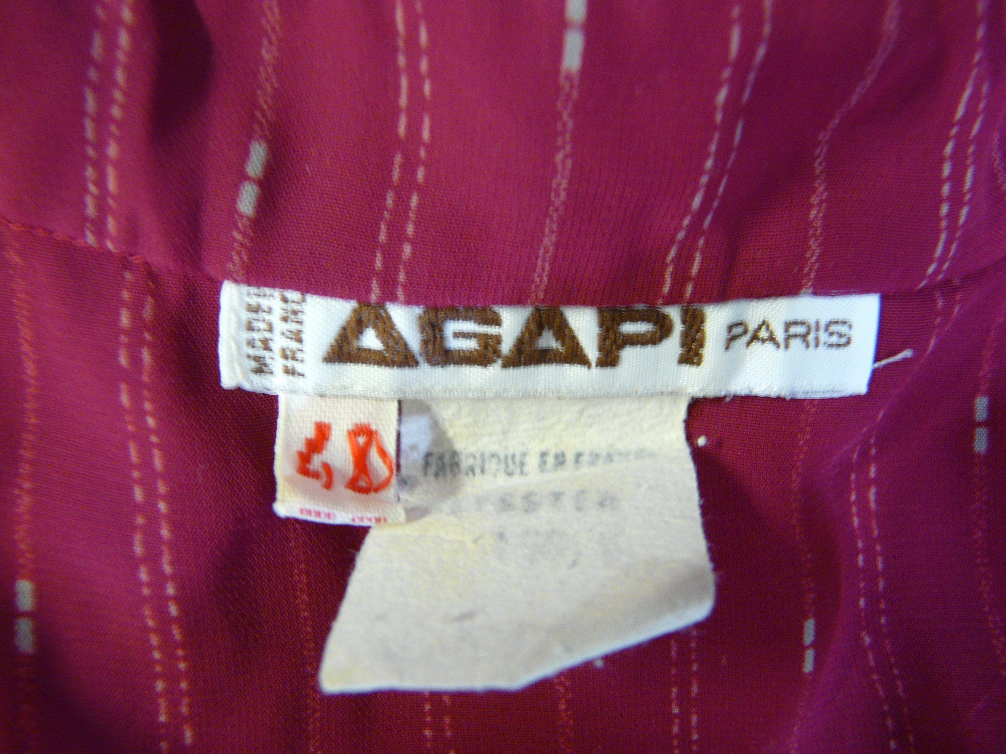 HF356 - Chemisier style Victorien - Agapi Paris - Taille L - Photo 7