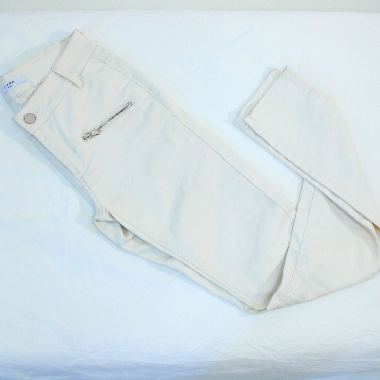 Jean's Femme Ecru ZAPA Taille 34 - Photo 3
