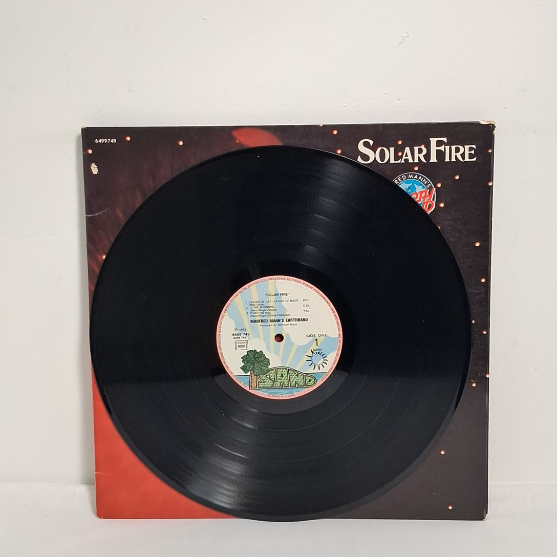 Album Manfred mann's earth band" Solar fire" en vinyle 33t État correct - Vue 2 - 