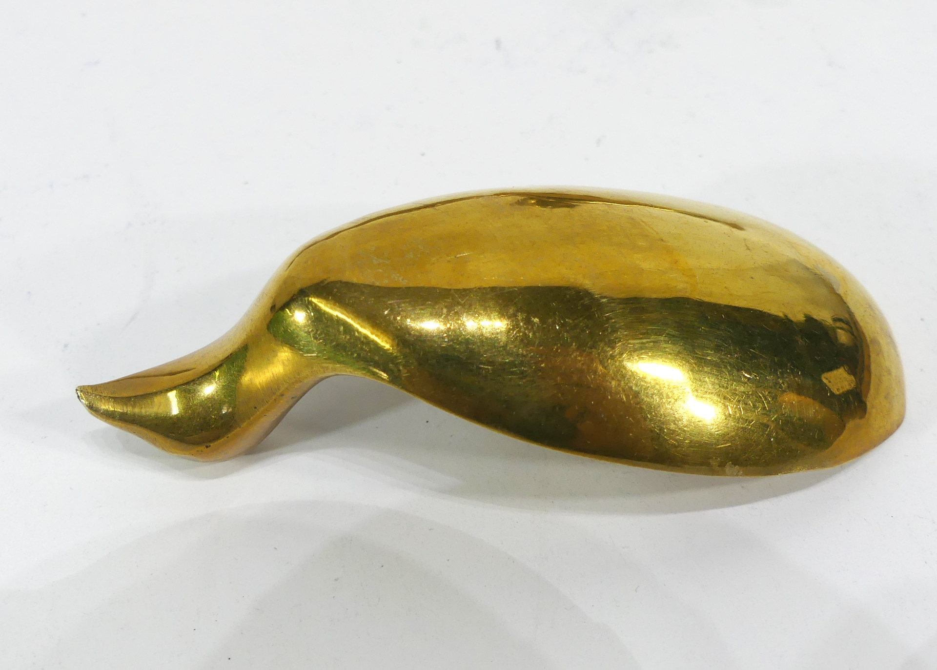Nageuse Égyptienne Cuillère à Fard en Bronze - Photo 5