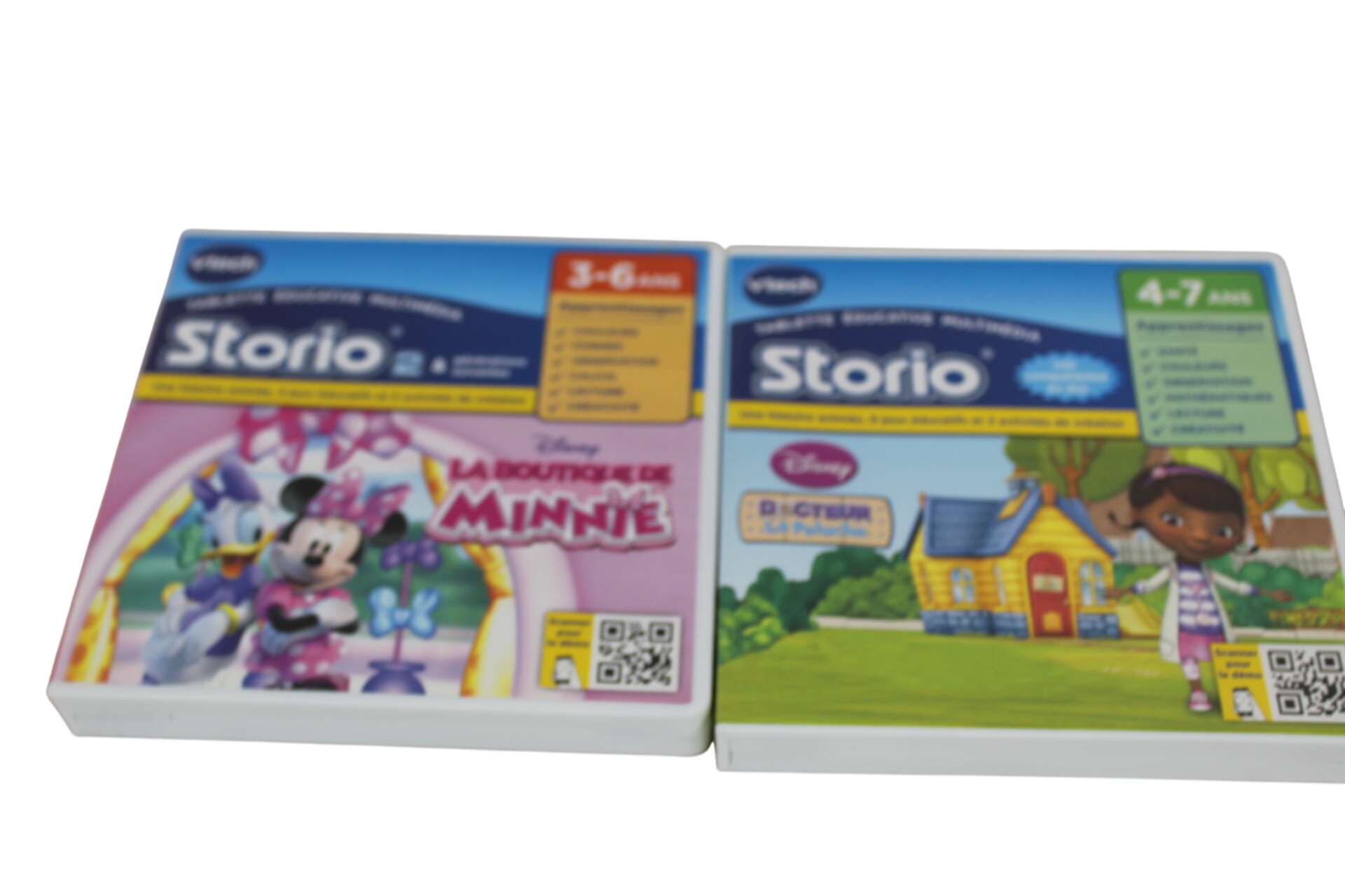 Lot de 2 jeux VTECH Bon état -  reconditionné disponible sur Label Emmaüs
