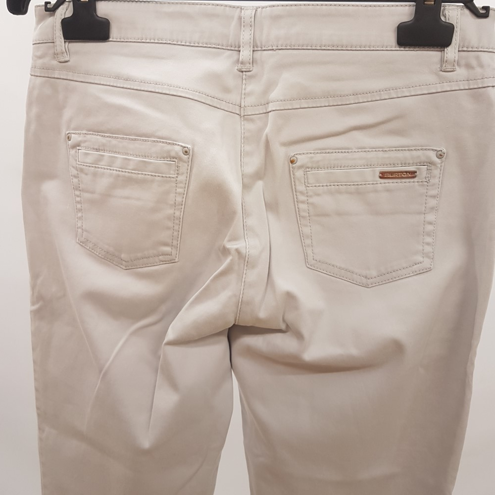 Pantalon gris-blanc - BURTON - Taille 42 Très bon état - Vue 5 - 