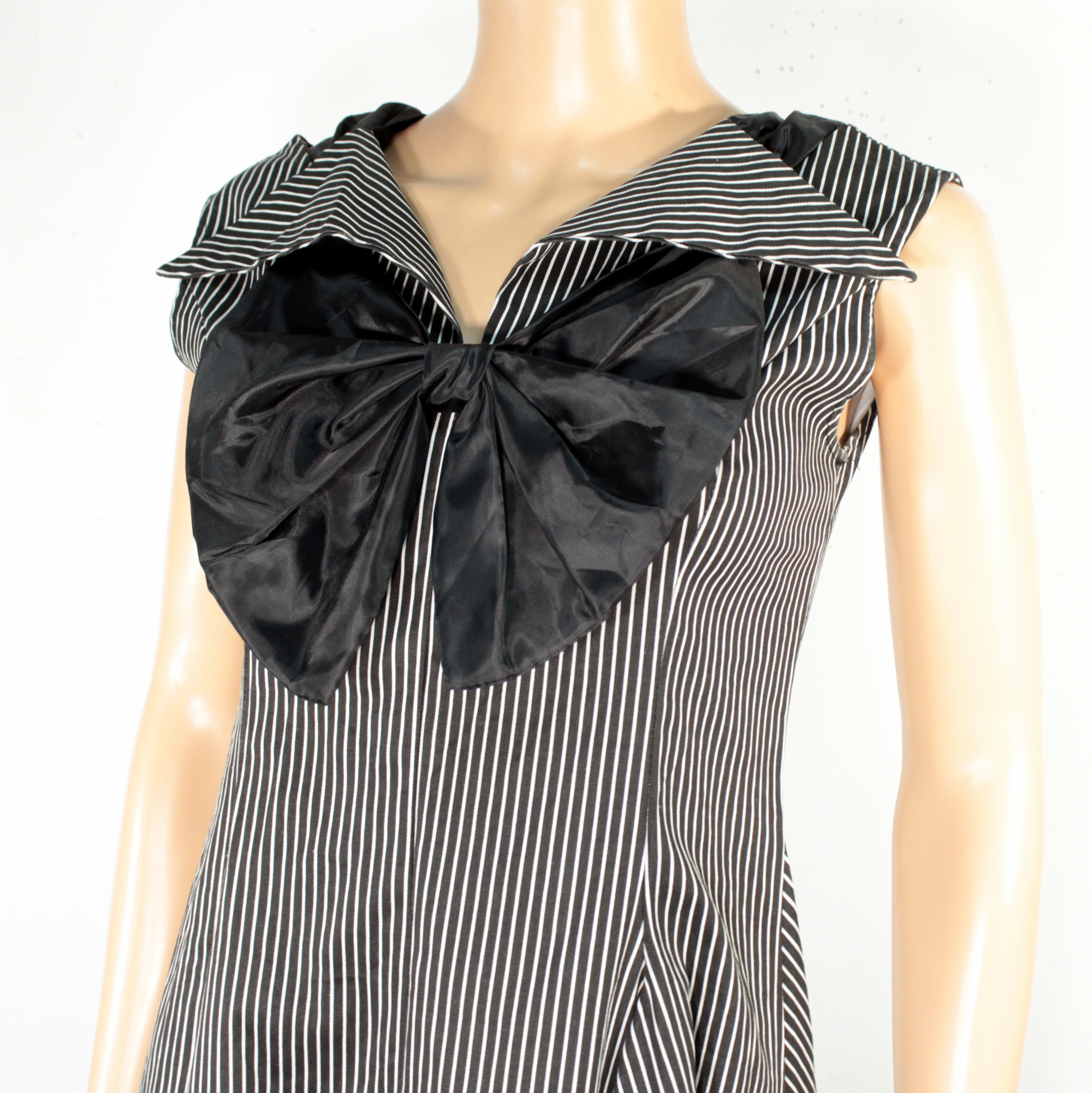 Robe Longue Noir & Blanche Taille M Bon état - Vue 2 - 