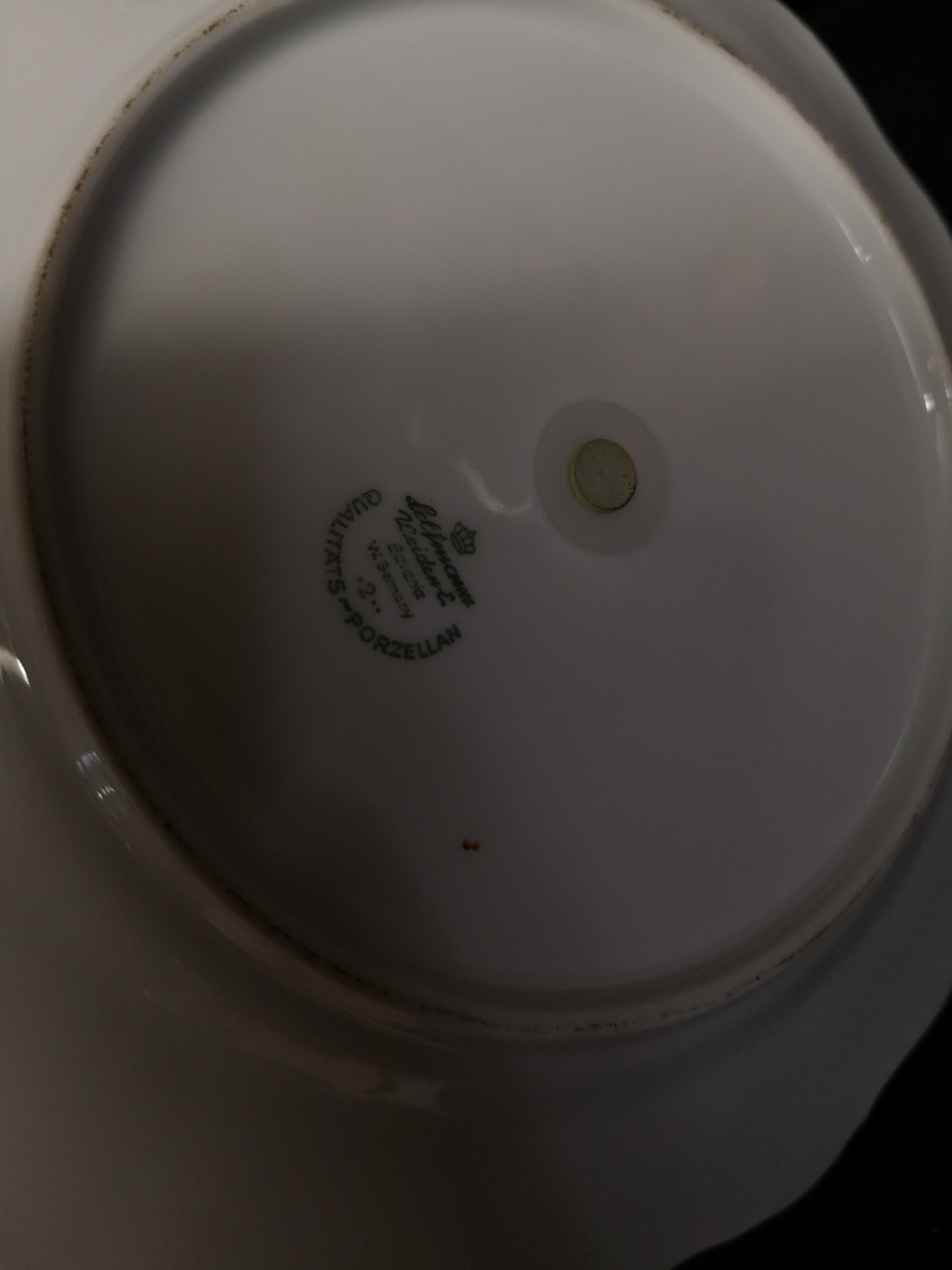 Présentoir à gateaux vintage en porcelaine - Photo 5