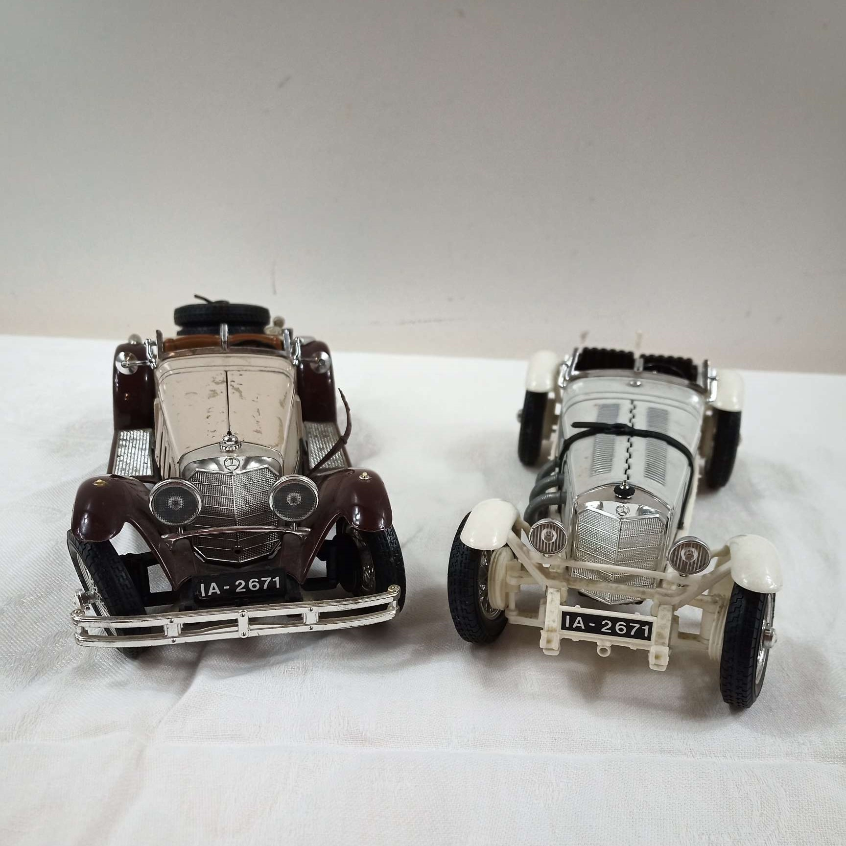 Voir photo 4 de lot de deux Voitures Mercedes Benz SSK1928 lot de deux Voitures Mercedes Benz SSK1928 État correct - Vue 4 -
