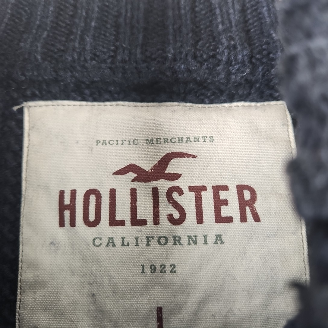 Voir photo 4 de Hollister - Pull bleu - Taille L mesures Carrure Poitrine 40 cm Longueur= 68 cm Hollister - Pull bleu - Taille L mesures Carrure Poitrine 40 cm Longueur= 68 cm Très bon état - Vue 4 -