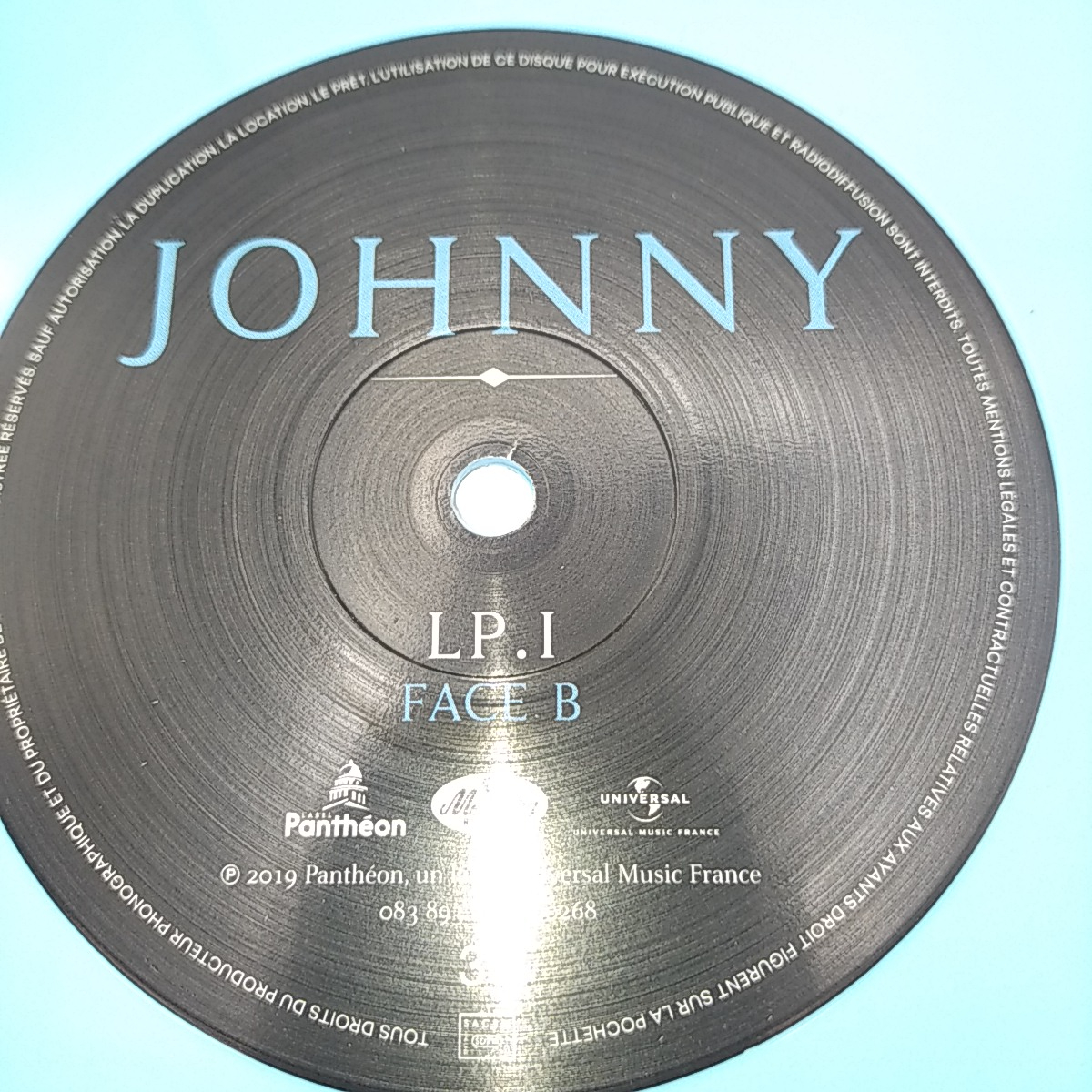 Double album 33 tours Vinyle Bleu Johnny Hallyday - Très bon état - Photo 7