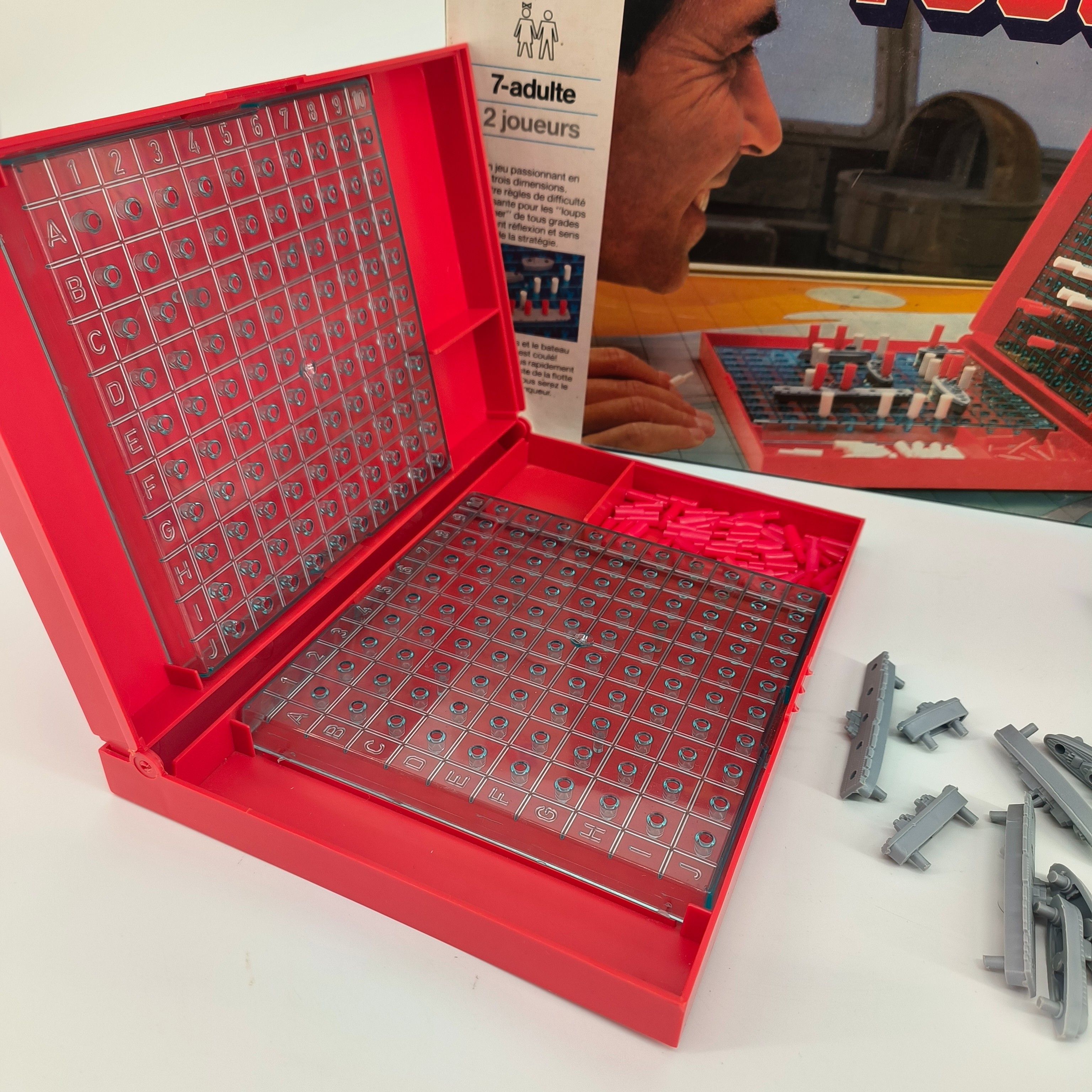 Jeu de société- Touché-coulé-MB- vintage- à partir de 7 ans Très bon état - Vue 5 - 