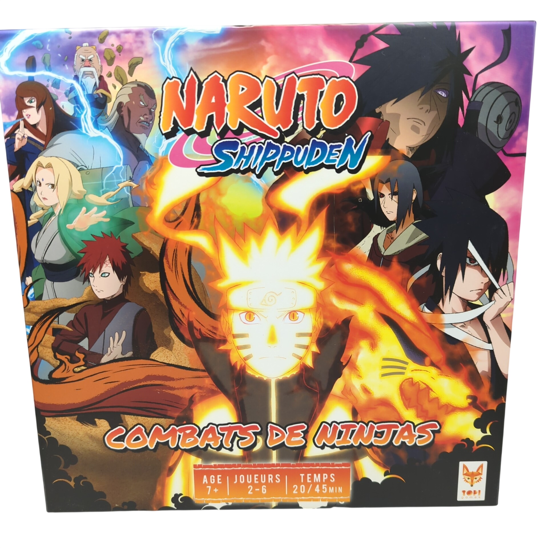 Jeu de société Naruto Shippuden Combats de Ninja  -  reconditionné disponible sur Label Emmaüs