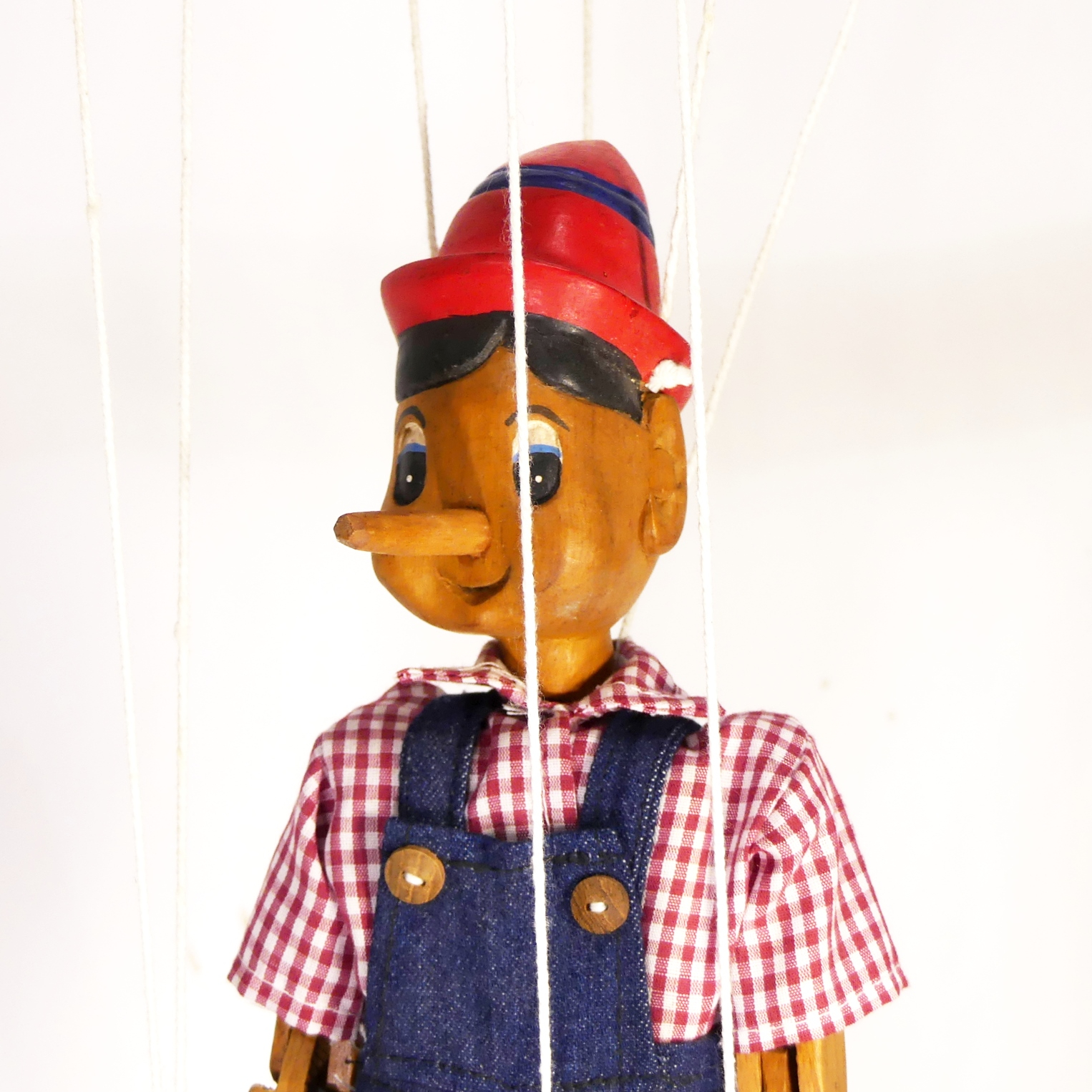 Marionnette articulée - Pinocchio - Bois Très bon état - Vue 5 - 