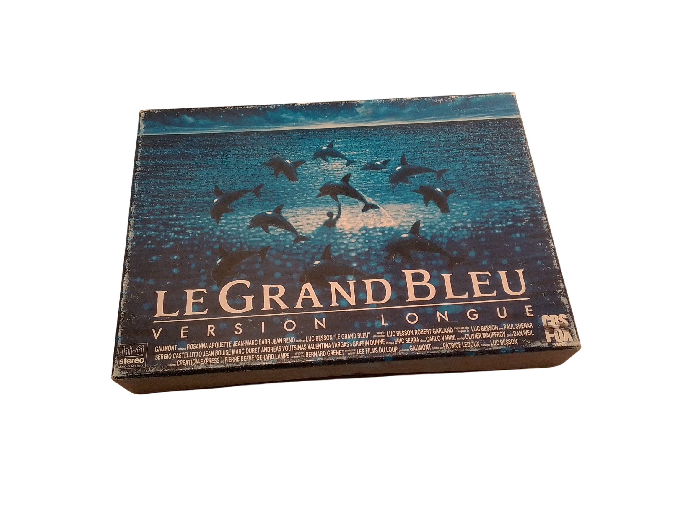 Coffret collector VHS "Le Grand Bleu" Version Longue + Livret de 24 Pages Bon état -  reconditionné disponible sur Label Emmaüs