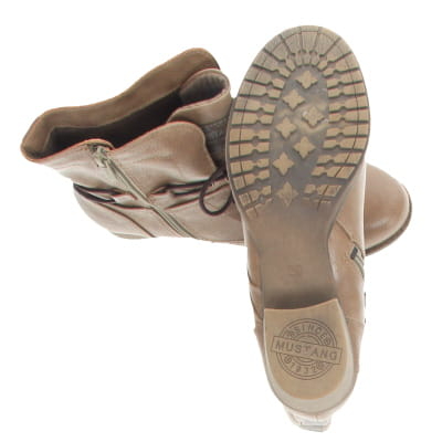Bottines marron talons 5 cm - Femme - MUSTANG - Pointure 39 - Photo 2