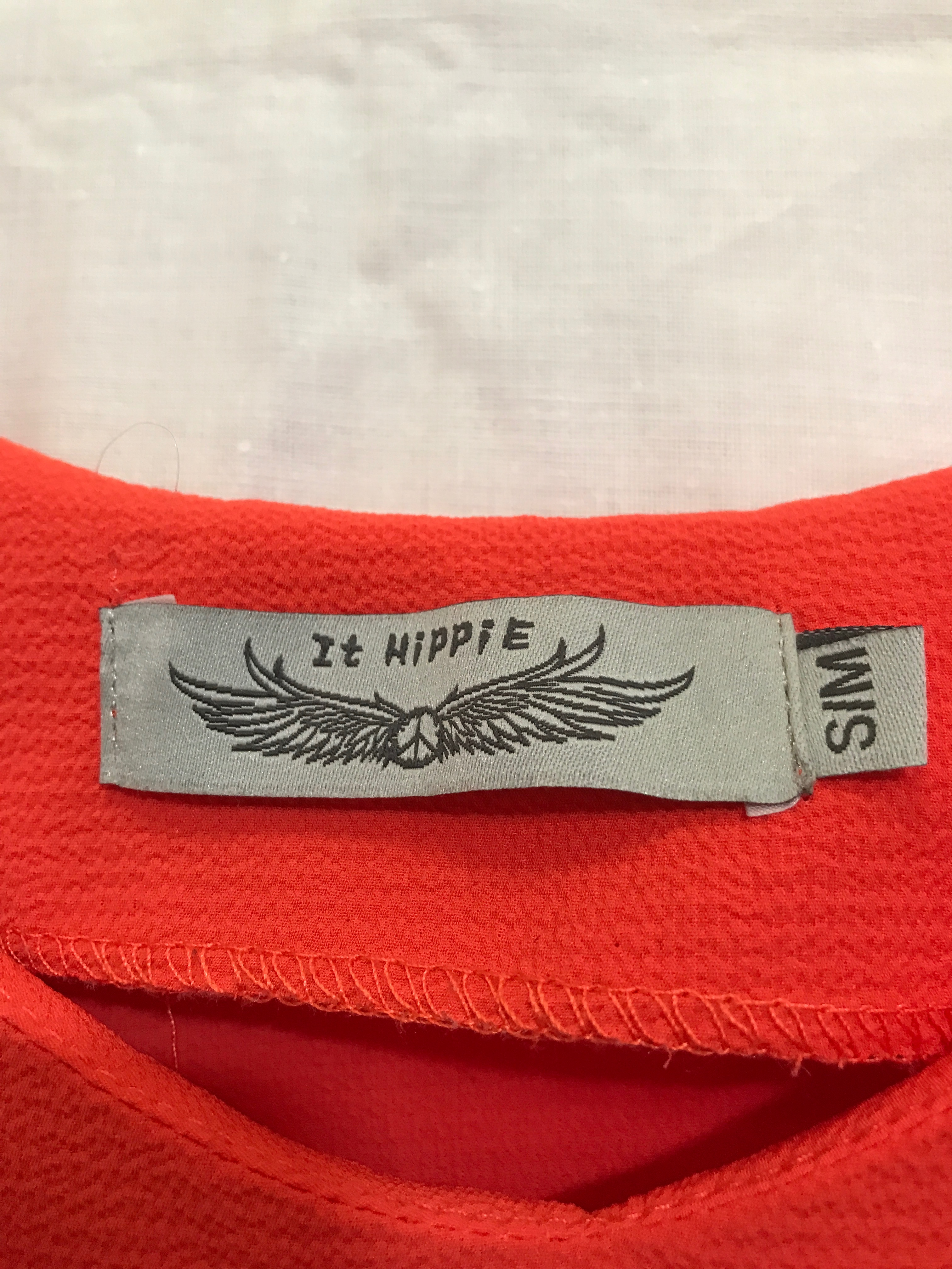 Voir photo 2 de Robe d été orange IT HIPPIE Robe d été orange IT HIPPIE - Vue 2 -