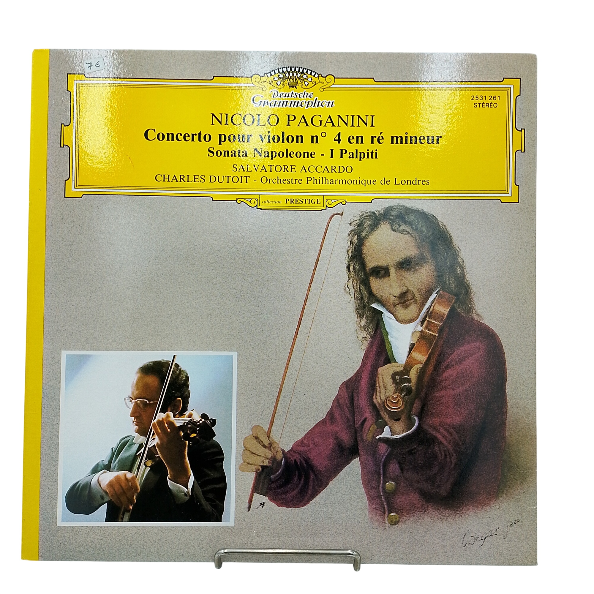 Vinyle Niccolo Paganini "Concerto pour violon n°4 en ré mineur Bon état -  reconditionné disponible sur Label Emmaüs