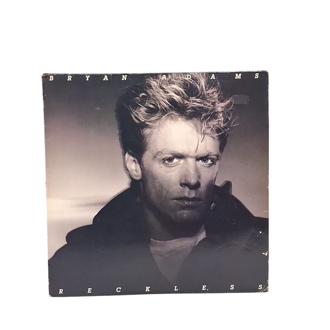 Album Bryan Adams " Reckless" en vinyle 33t État correct -  reconditionné disponible sur Label Emmaüs