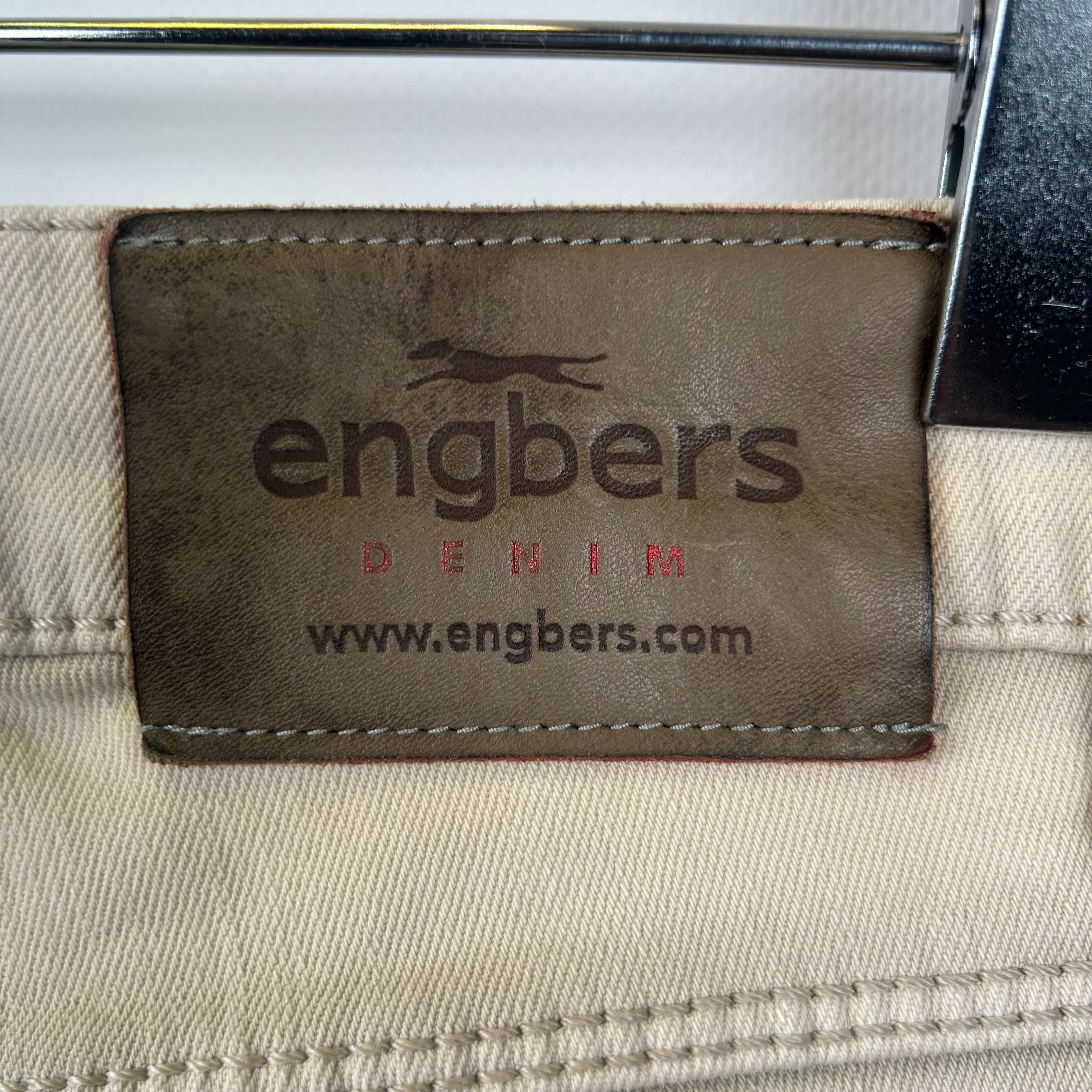 Engbers denim - Jean blanc - Taille 46 - Photo 3