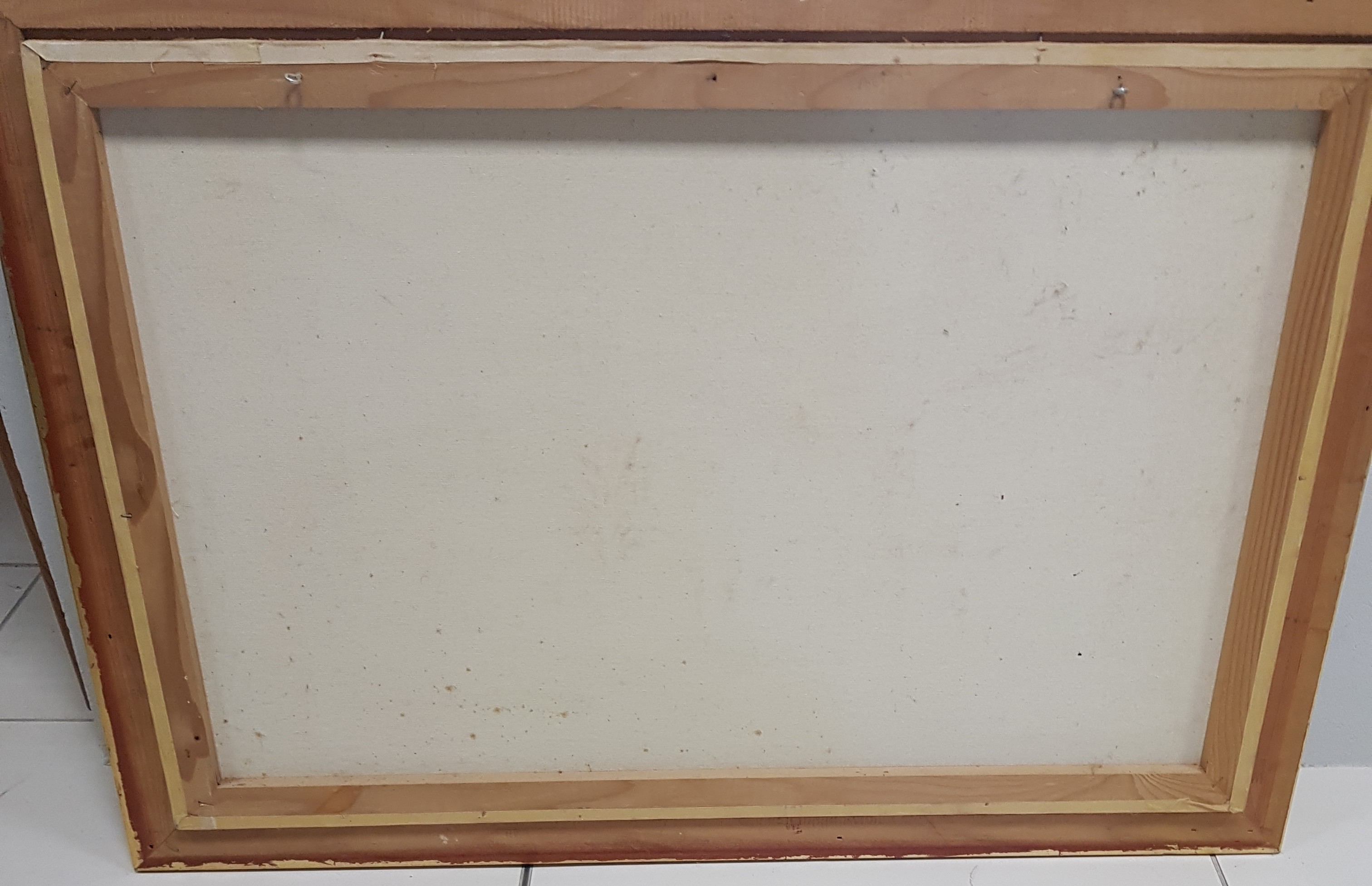 Tableau au couteau signé 