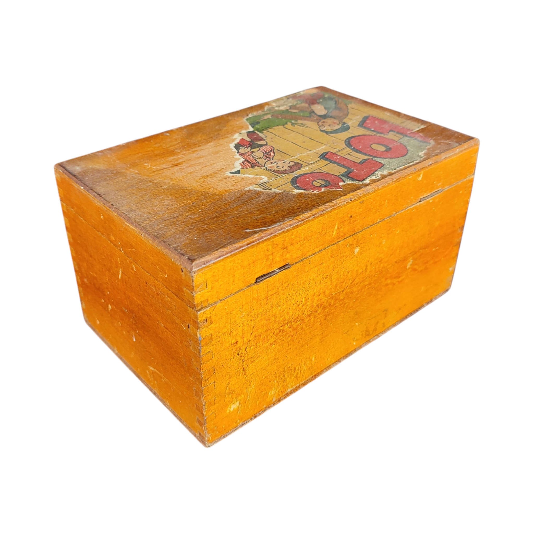 Ancien jeu de loto en bois (complet) - années 1950-1960 État correct - Vue 4 - 