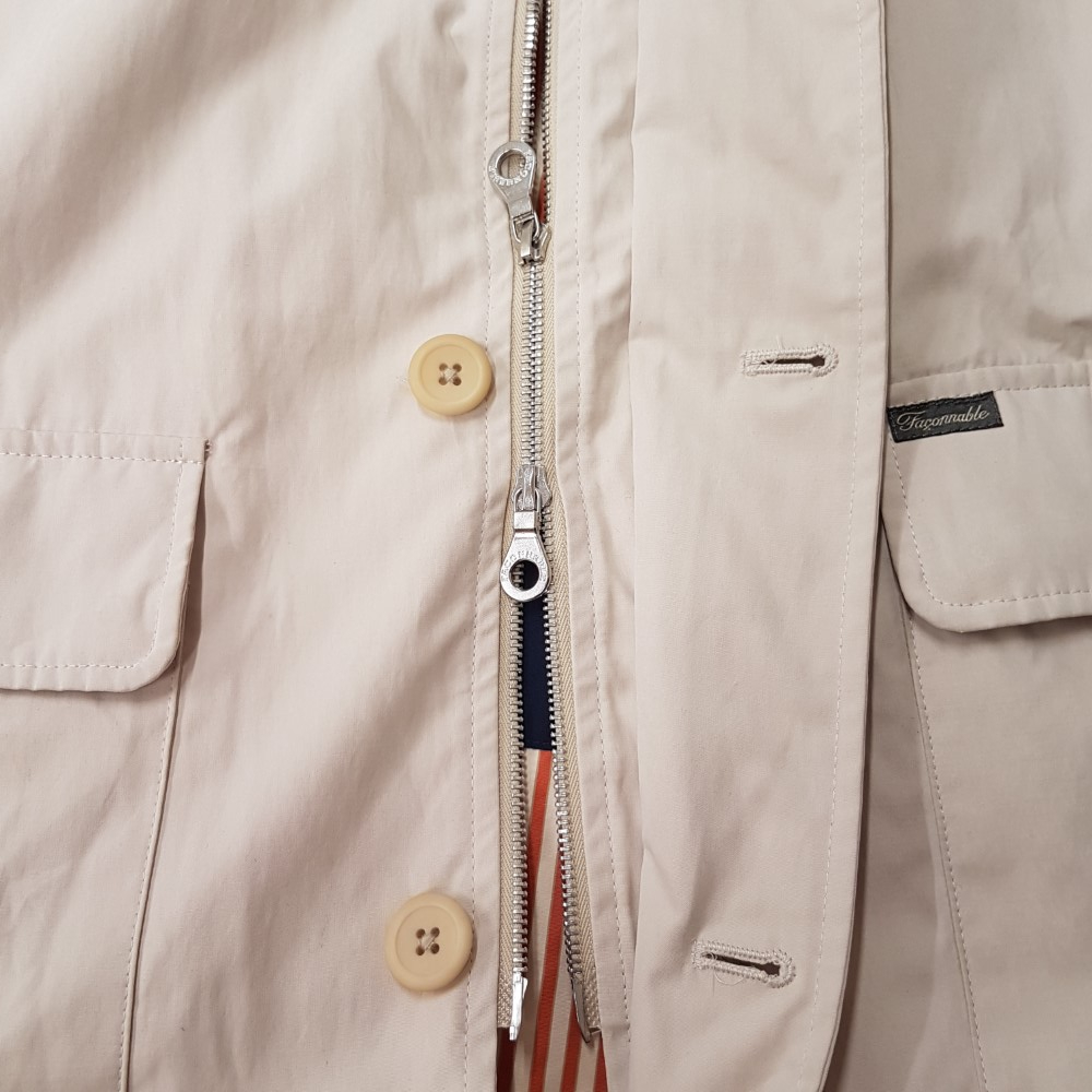 Imperméable écru - FACONNABLE – Taille XLT Très bon état - Vue 7 - 